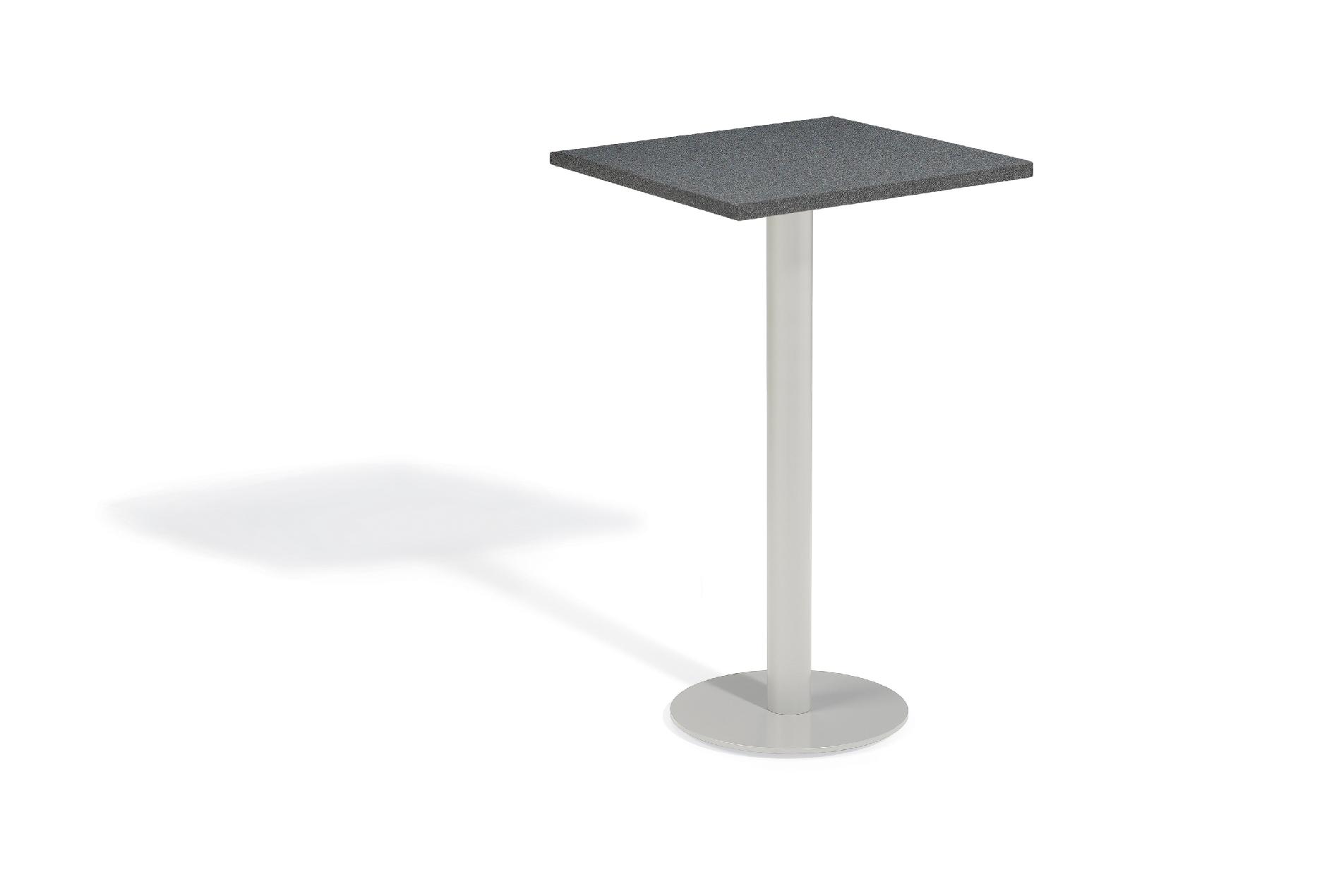 Travira Commercial Grade 24" Square Bar Table  Alstone Graphite