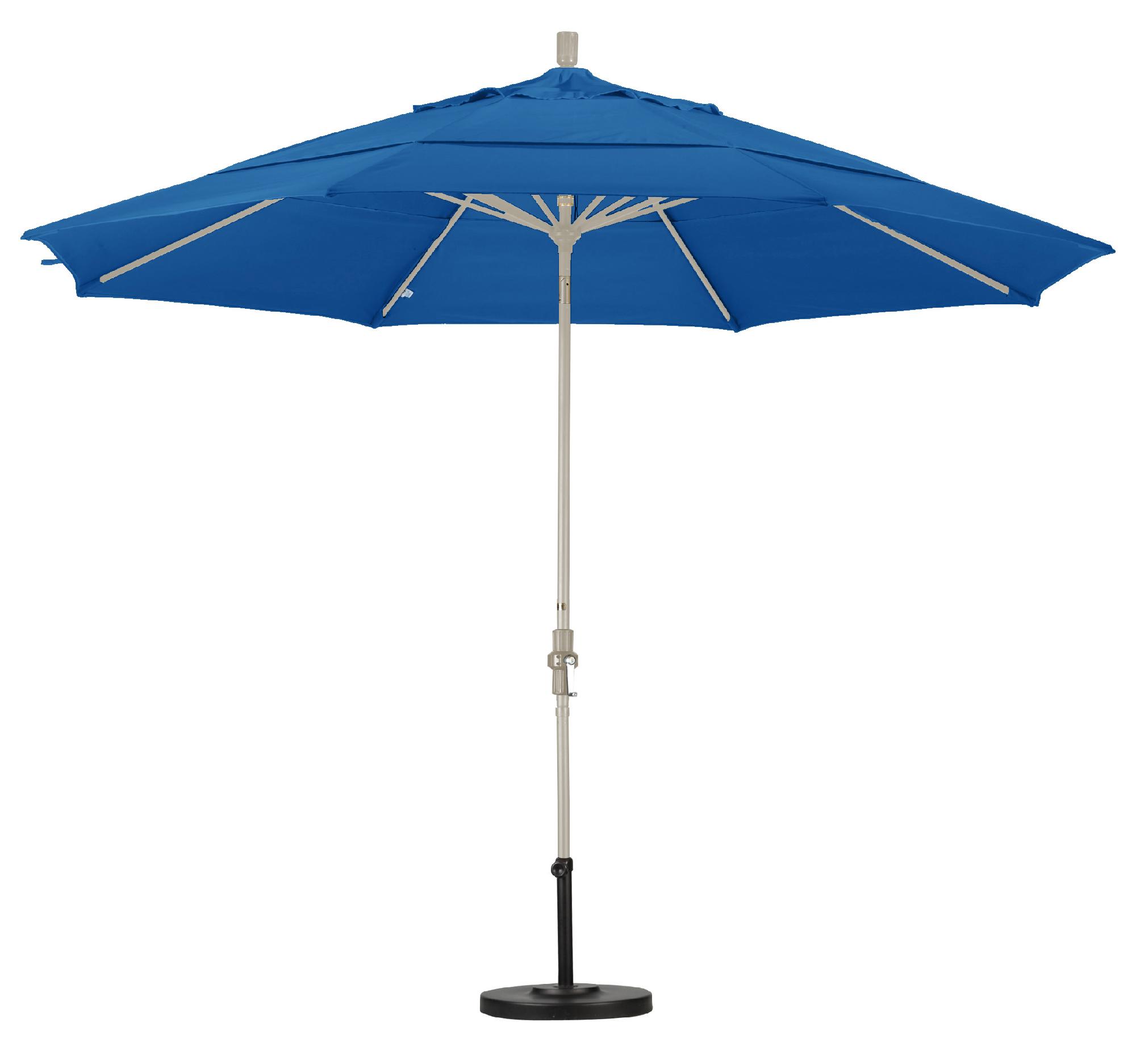 California Umbrella 11' Market Umbrella Collar Tilt-Olefin, Choice of Color California Umbrella 11' Market Umbrella Collar Tilt-Olefin, Choice of Color