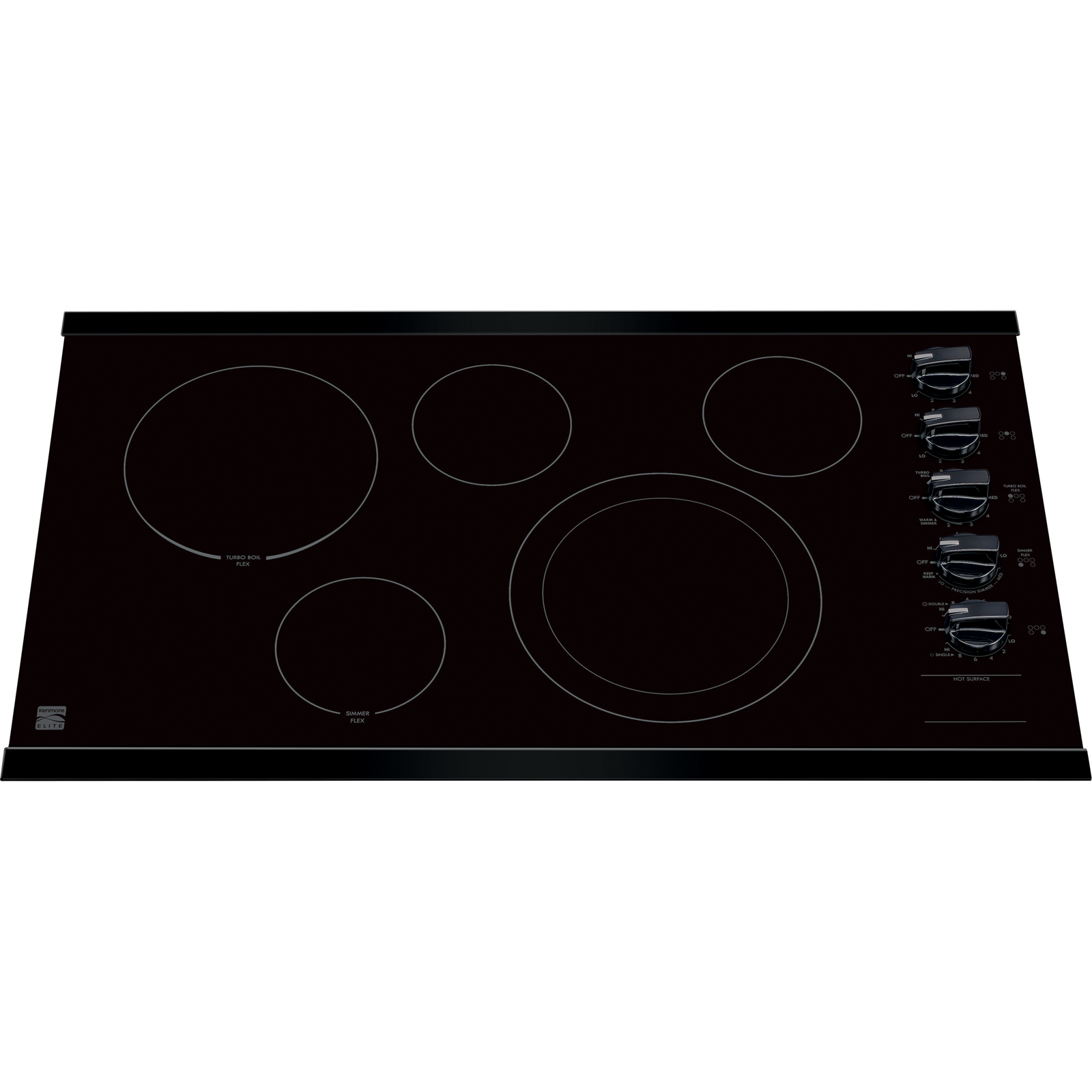 Kenmore Elite 45219 36" Electric Cooktop Black Sears Outlet
