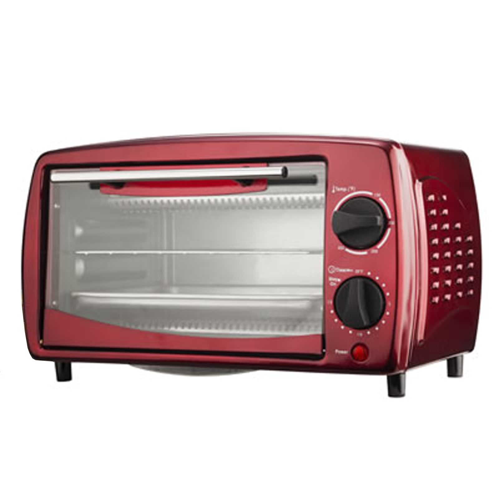 Brentwood 9-Liter (4 Slice) Toaster Oven Broiler (Red) - 97085421M