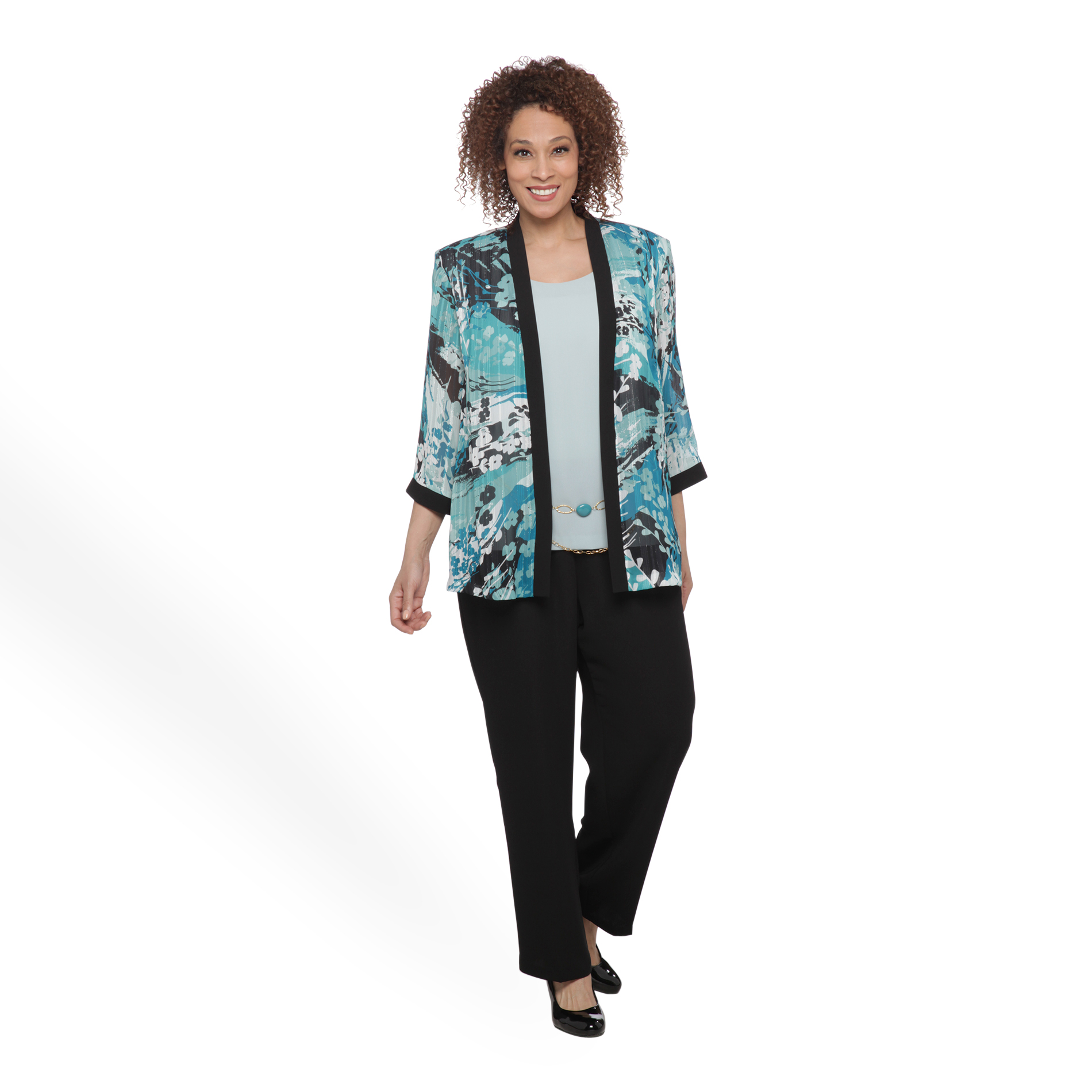 Kathy Roberts Women's Plus Satin Suit Set at Sears