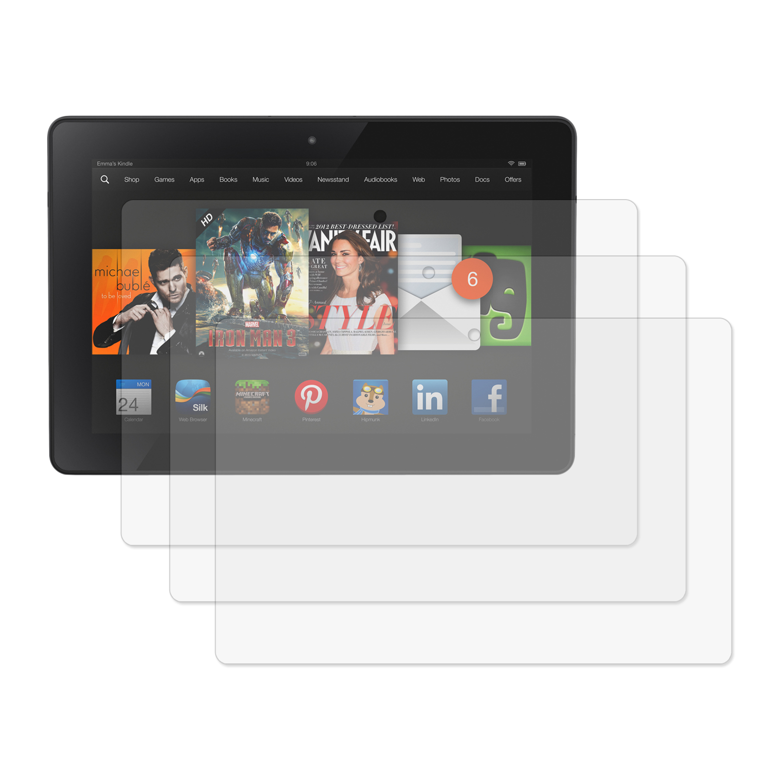 Screen Protector for Kindle Fire HDX 8.9