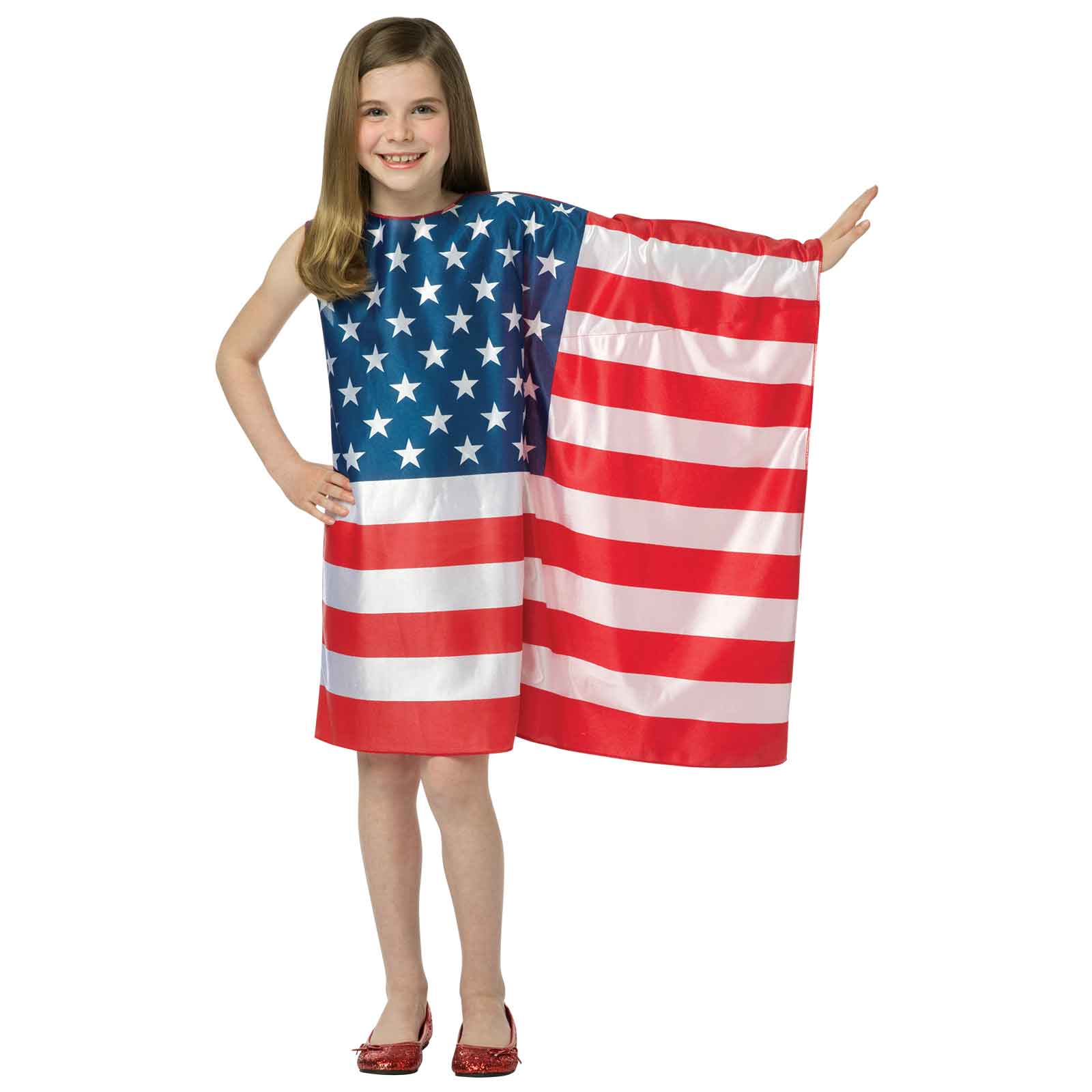 7-10 USA Flag Dress Size: M
