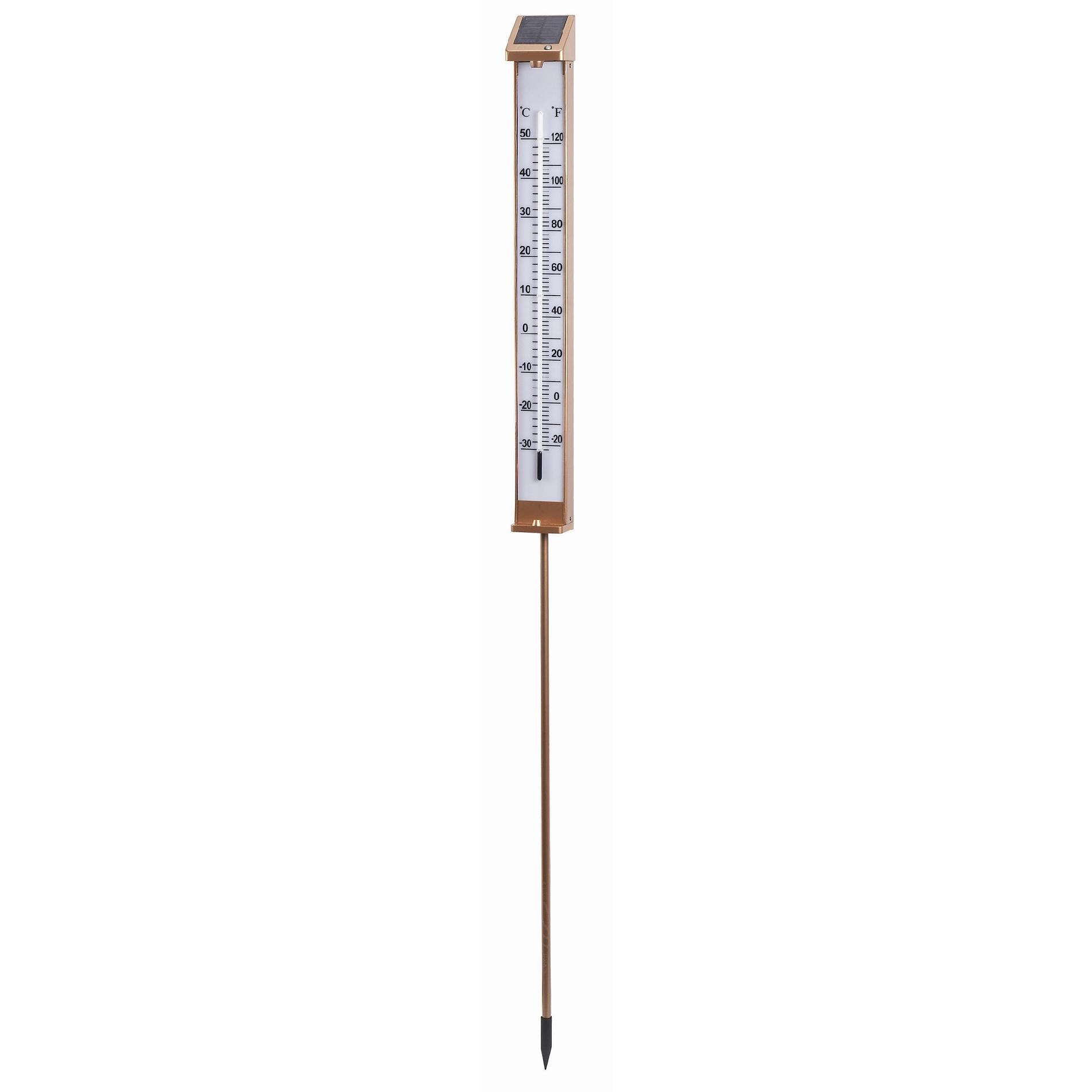 Outdoor Thermometer with Copper Finish