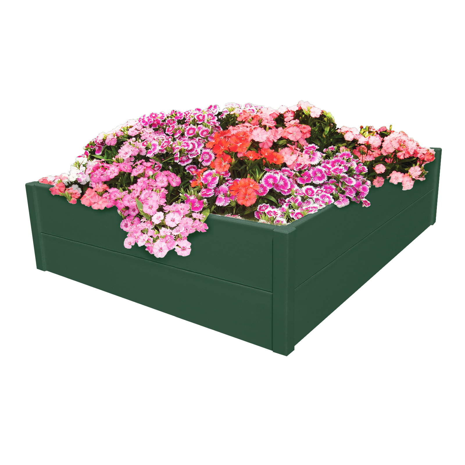 Raised Garden and Sand Commercial Grade Box 2 Tier, Green