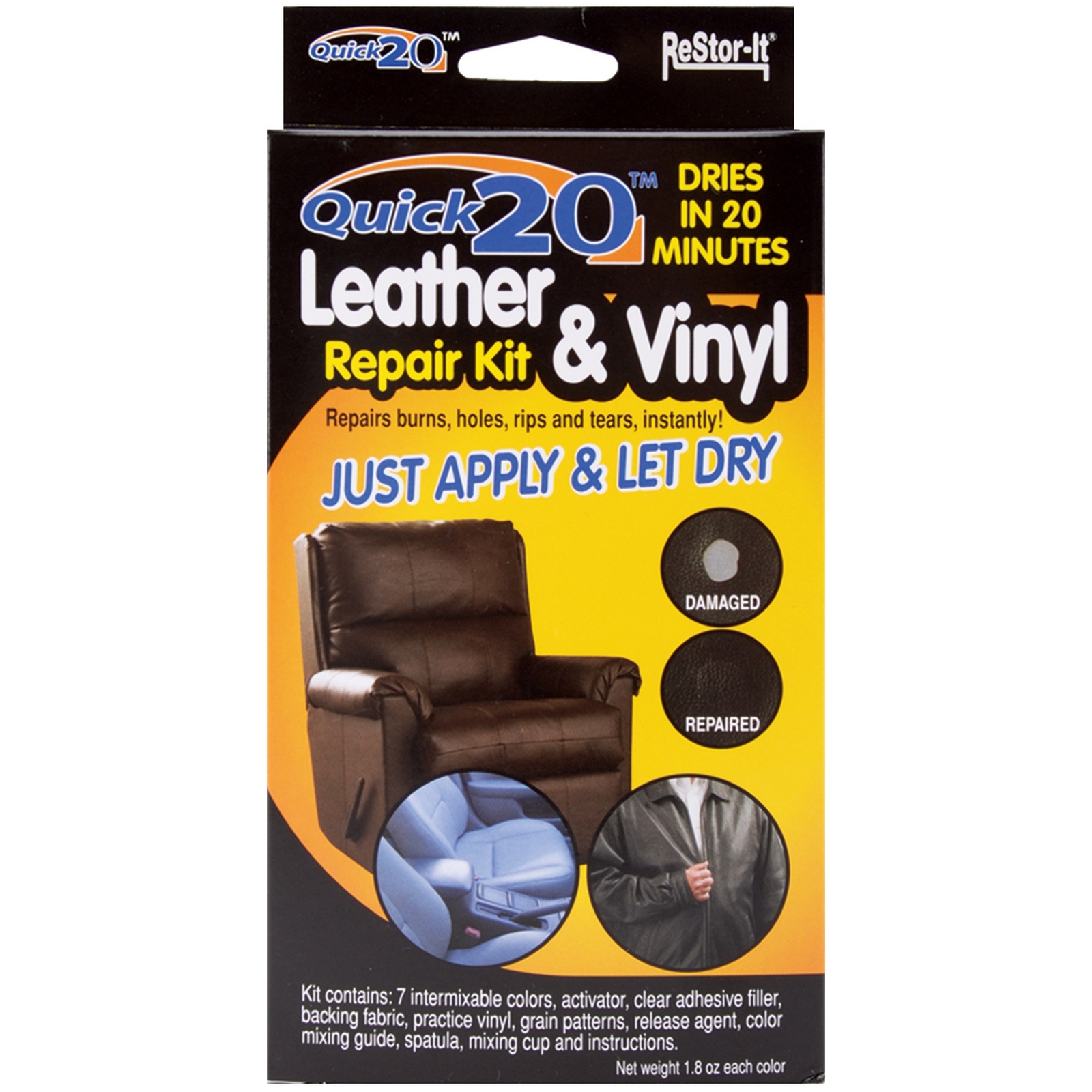 Quick 20 Leather & Vinyl Repair Kit-