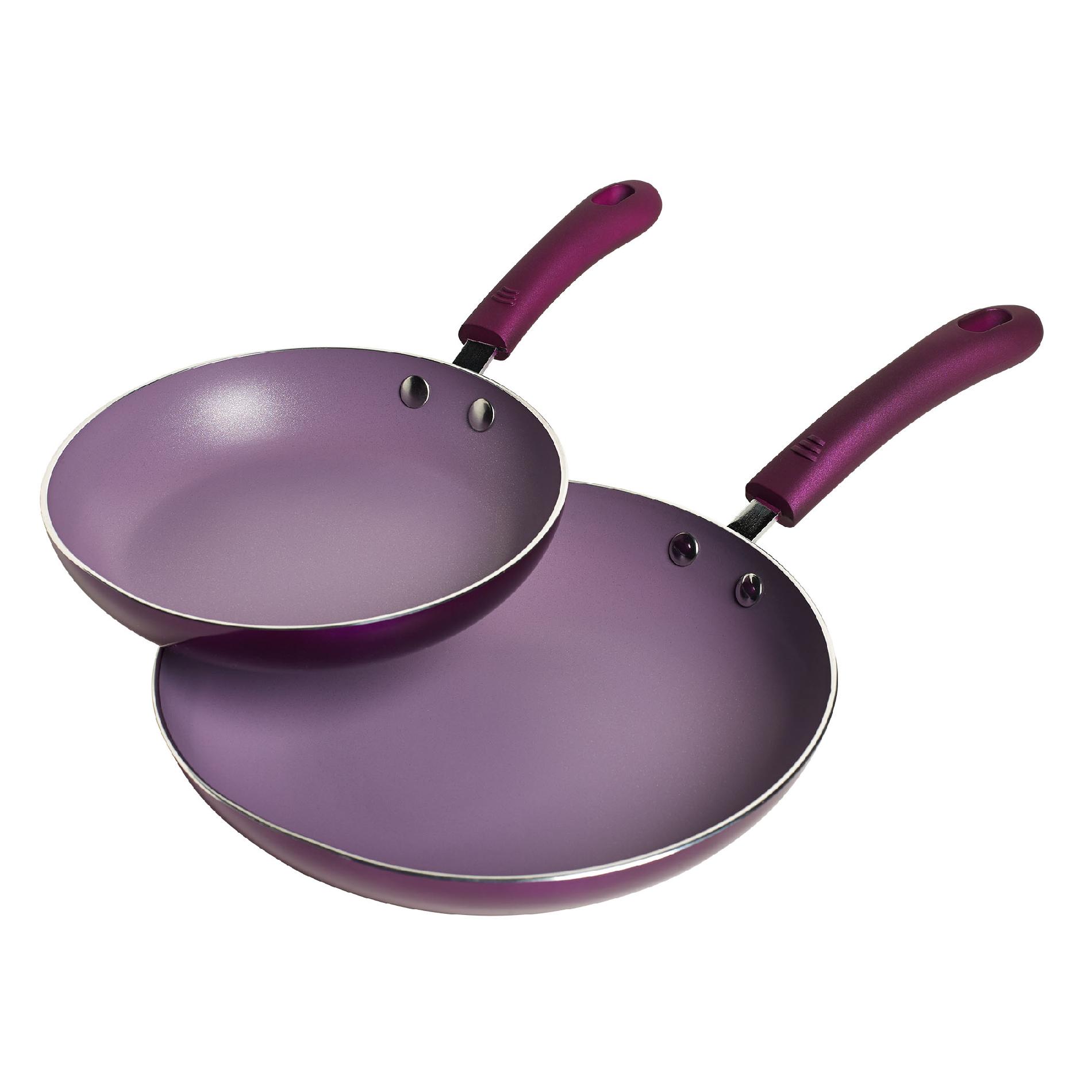 Bella 2 pk. Nonstick Purple Ceramic Fry Pan Shop Your Way Online