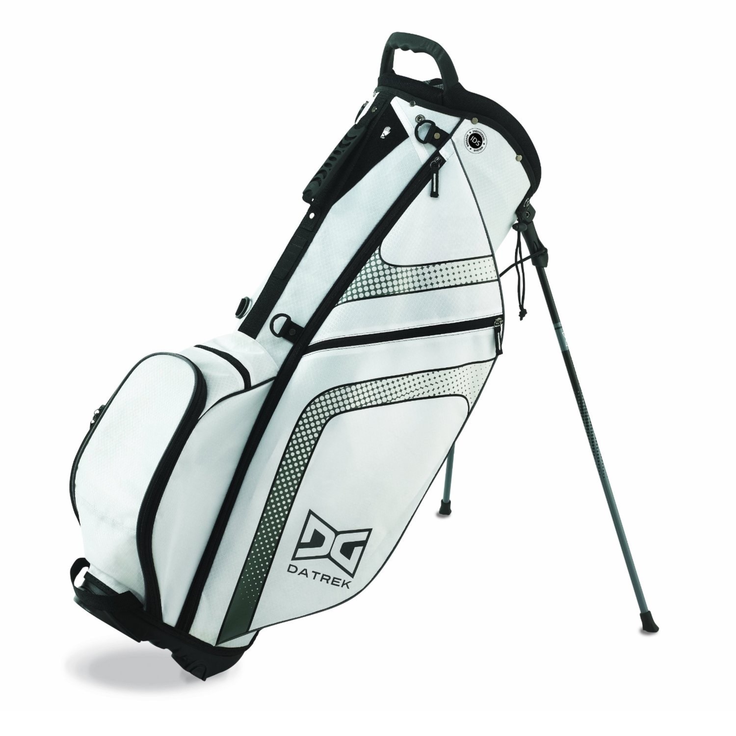 Bag Boy Datrek Go-Lite 14 Organizer Stand Golf  White/Charcoal/Black