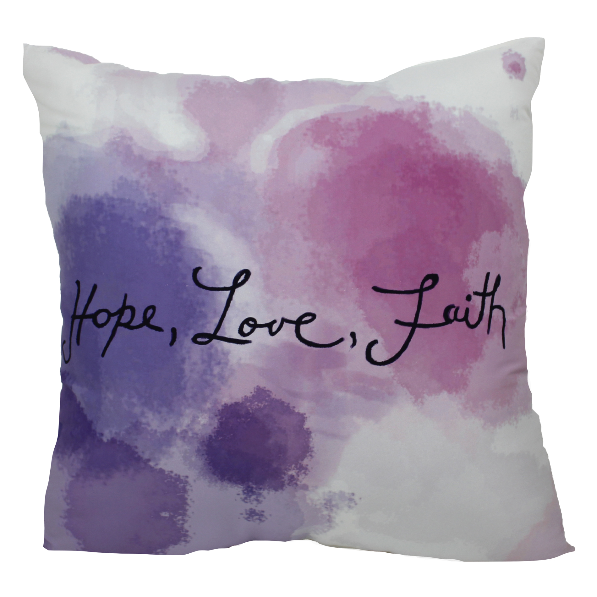 -Hope  Love Faith Pillow