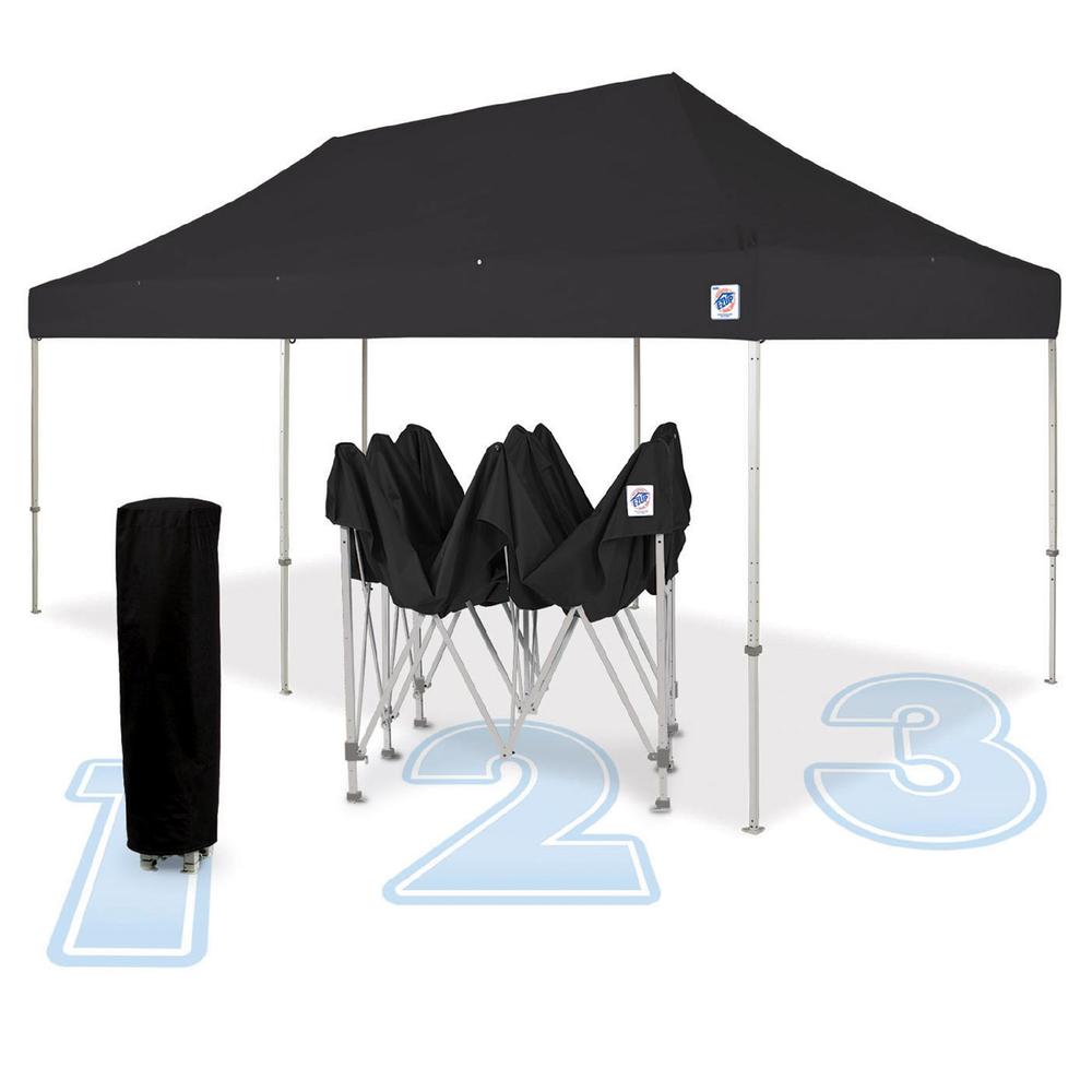 Eclipse™ Aluminum 10x20 Instant Shelter, Fabric Color Black