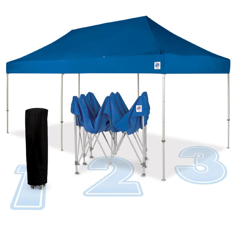 Eclipse™ Aluminum 10x20 Instant Shelter, Fabric Color Royal Blue