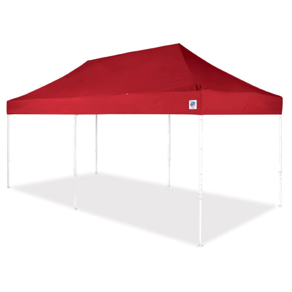Eclipse&#8482; Steel 10x20 Instant Shelter, Fabric Color Red