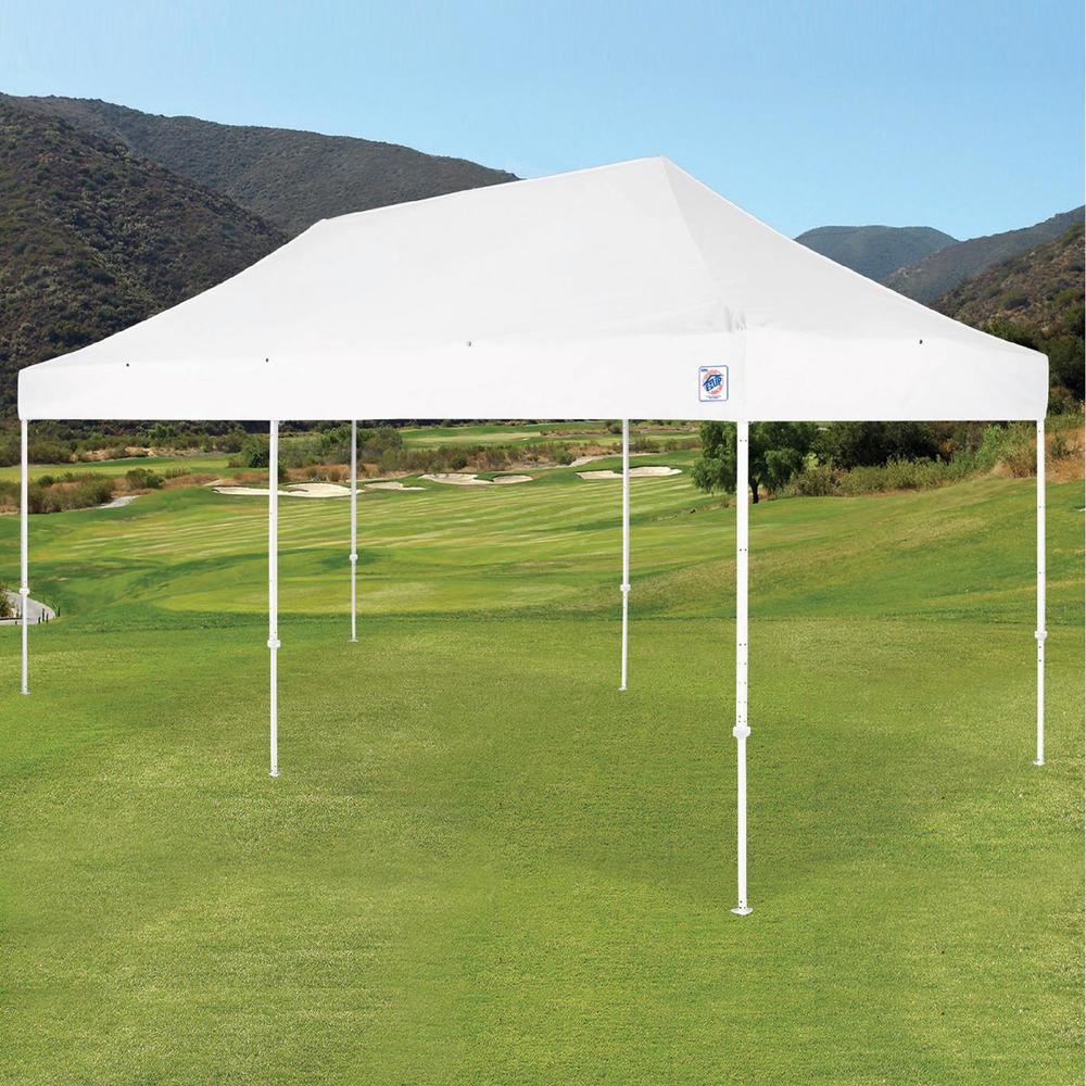 Eclipse&#8482; Steel 10x20 Instant Shelter, Fabric Color White