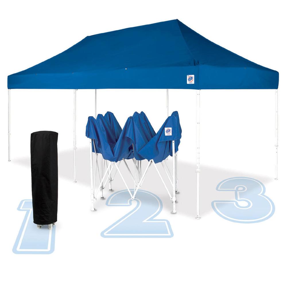 Eclipse™ Steel 10x20 Instant Shelter, Fabric Color Royal Blue