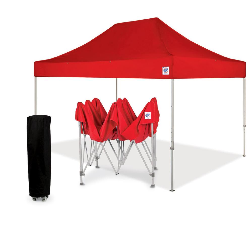 Eclipse™ Aluminum 10x15 Instant Shelter, Fabric Color Red