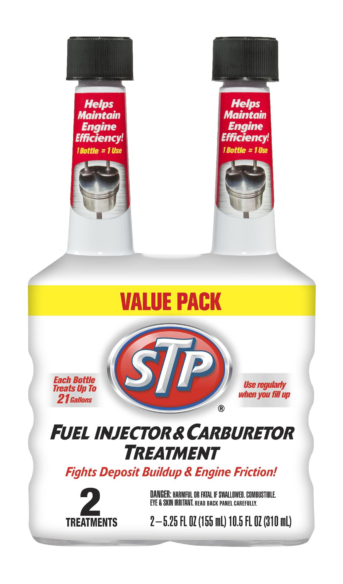 STP 2 pk. 5.25 oz Fuel Injector & Carburetor Cleaner Shop Your Way