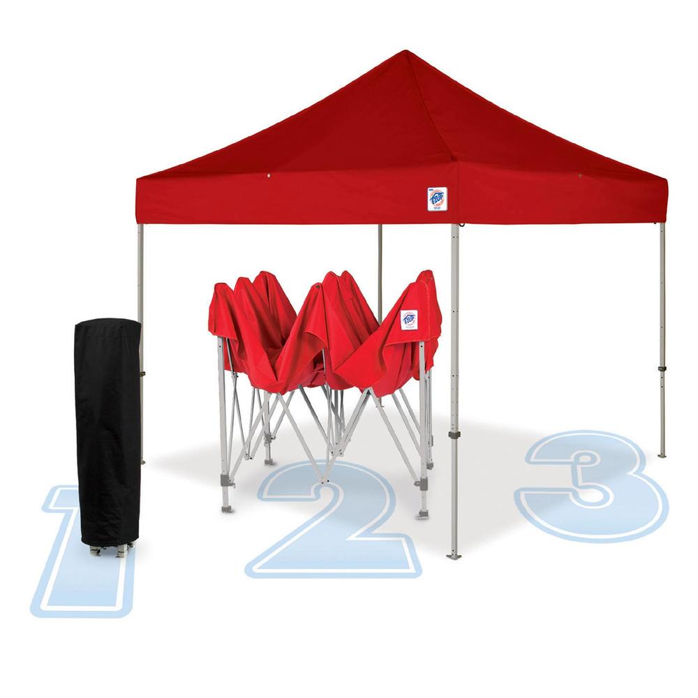 Eclipse&#8482; Aluminum 10x10 Instant Shelter, Red