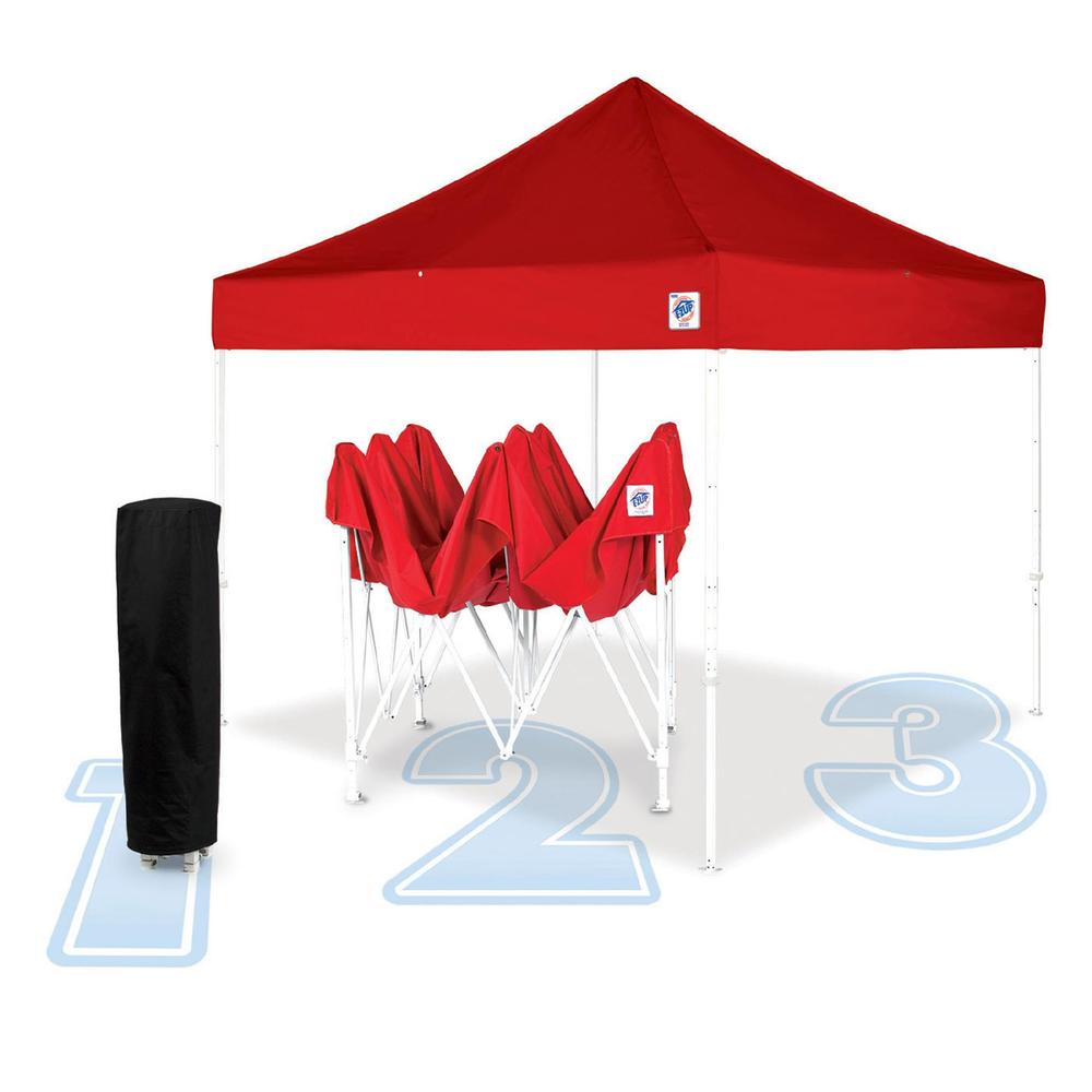 Eclipse™ Steel 10x10 Instant Shelter, Red