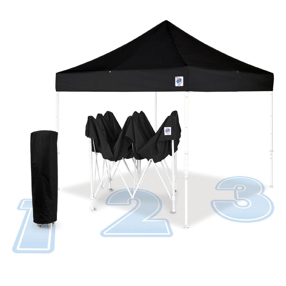 Eclipse™ Steel 10x10 Instant Shelter, Fabric Color Black