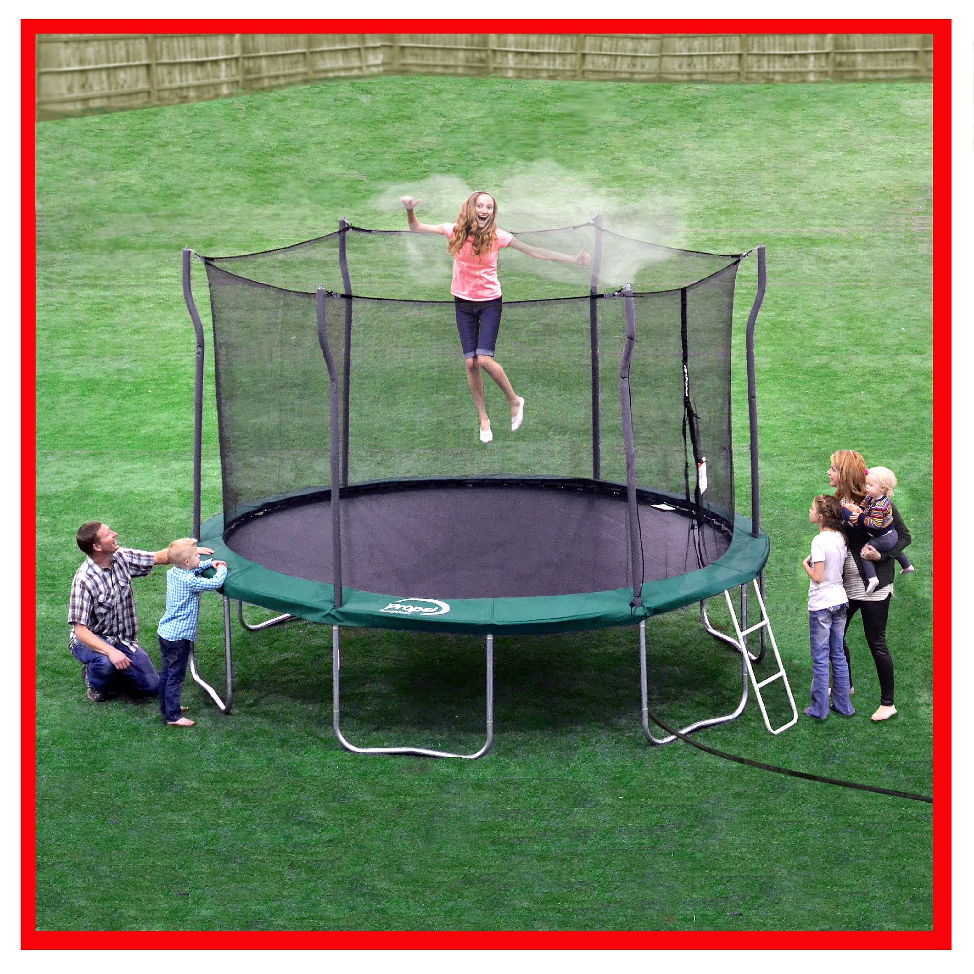 12 ft. enclosed Trampoline Impact Absorbent System for Fun at Kmart