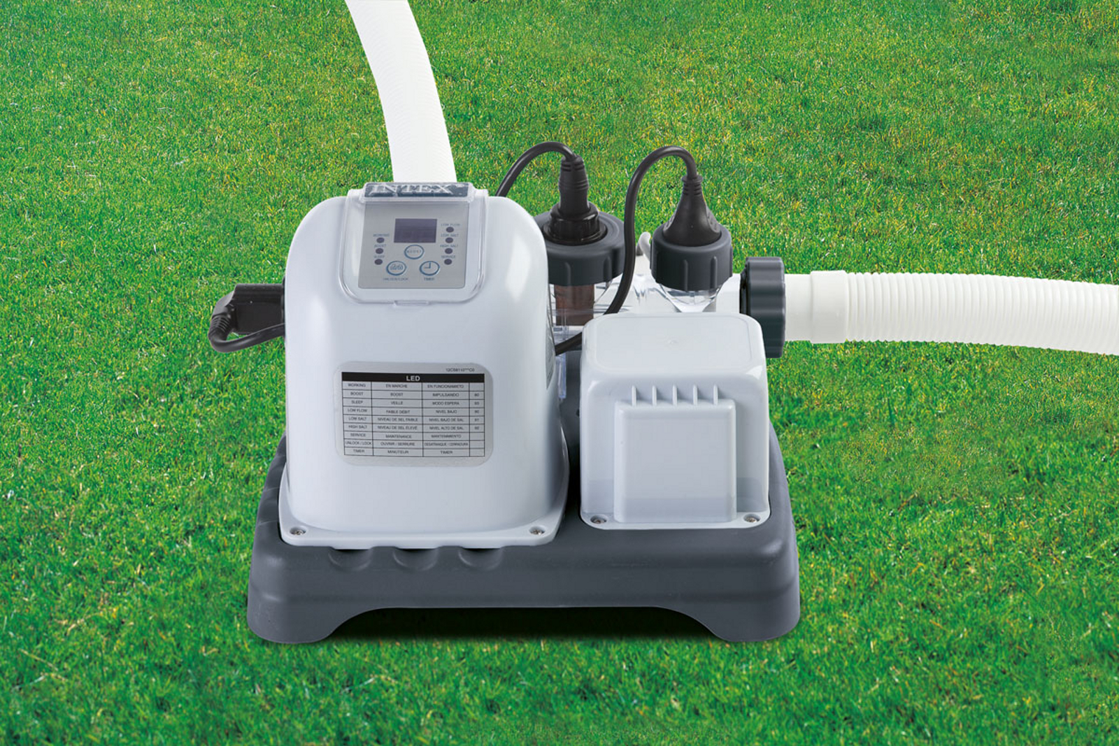 Intex Krystal Clear Saltwater Pool Filter System for Above ...