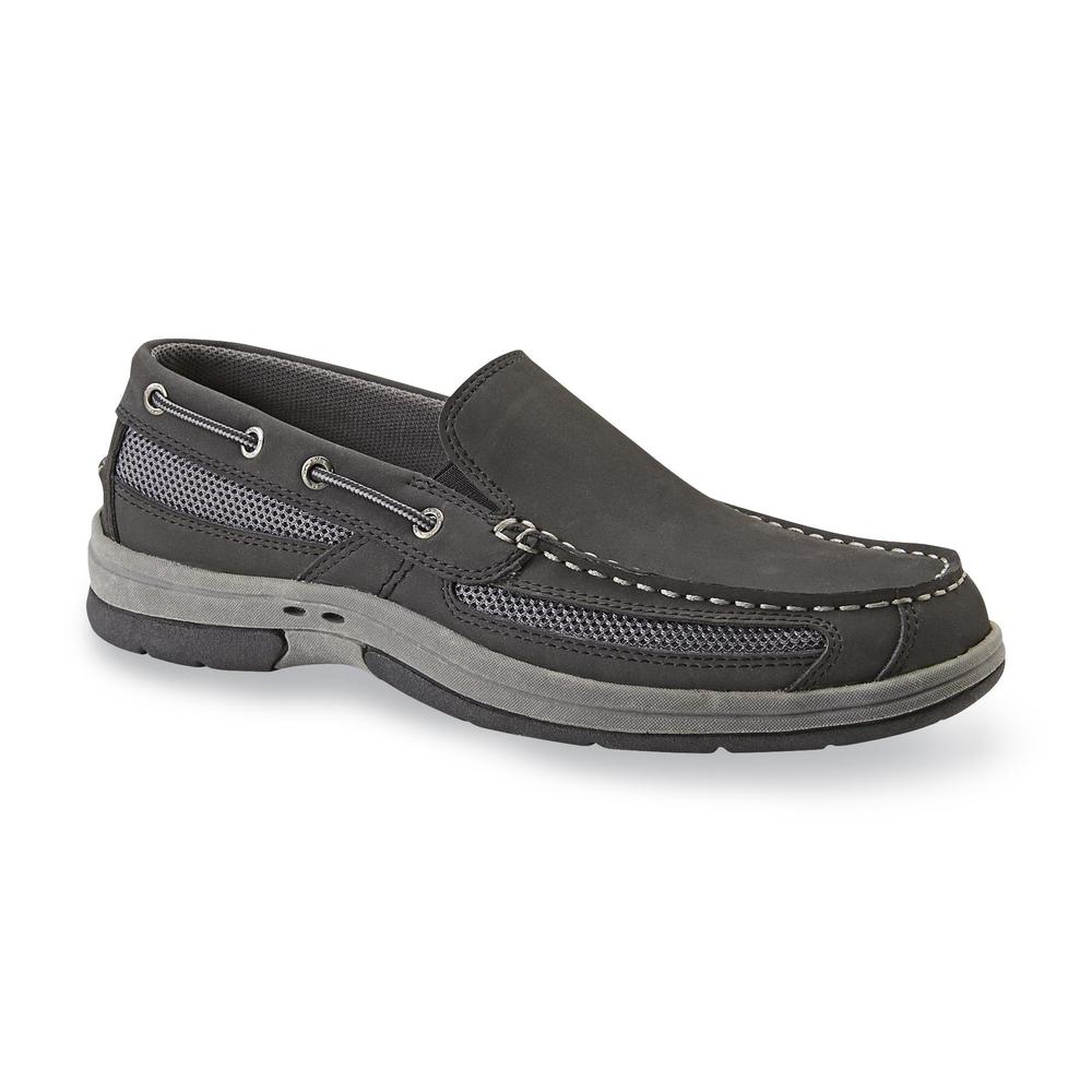 Men's Kolby Gray Suede Leather Deck Shoe