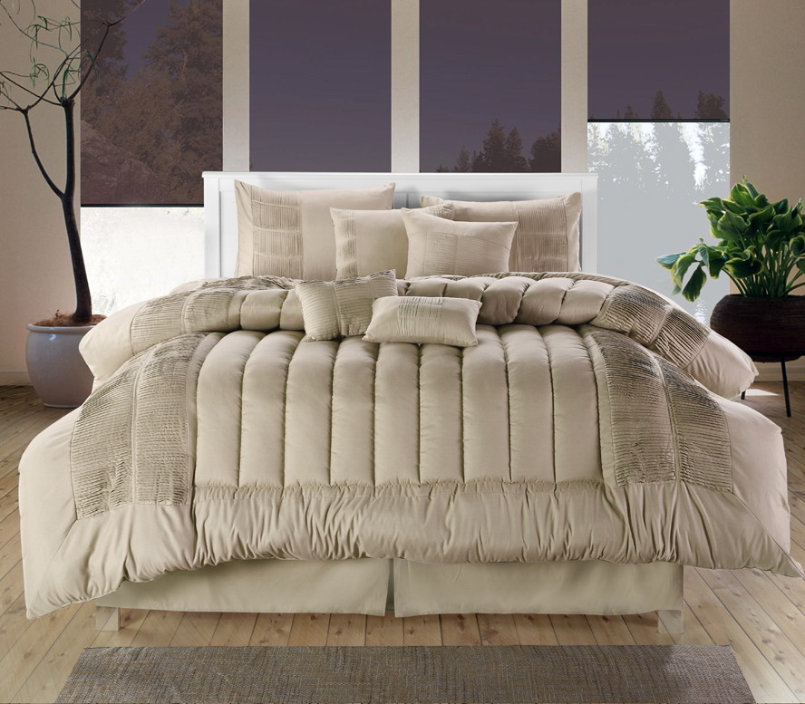 Chic Home Seville 8 pc Embroidered Comforter Set