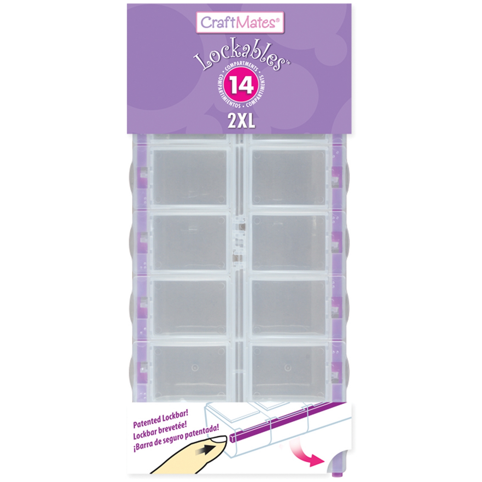 UPC 025715903972 product image for Craft Mates Lockables Double Organizer 9.25