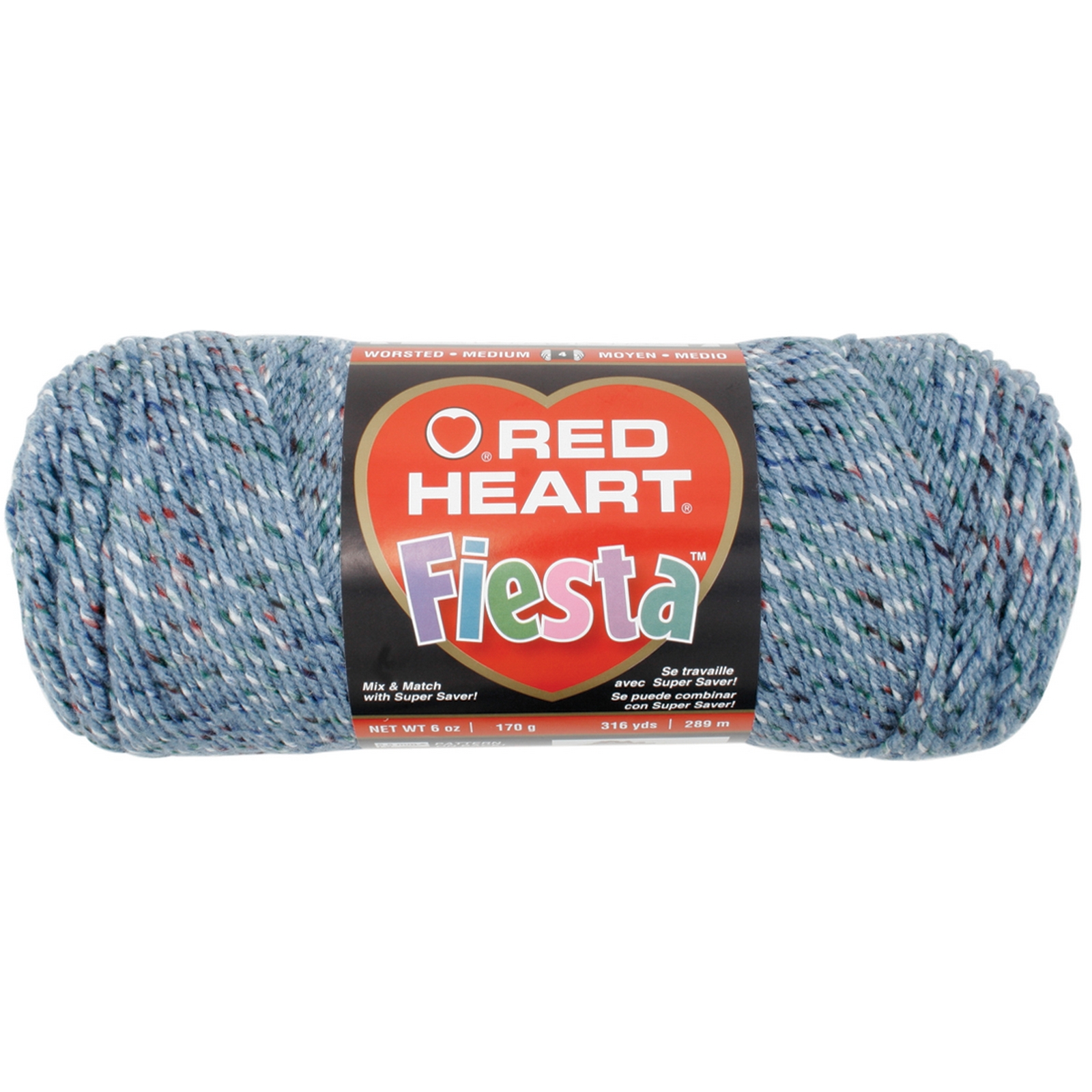 UPC 073650900396 CoatsYarn Red Heart Fiesta YarnCountry Blue