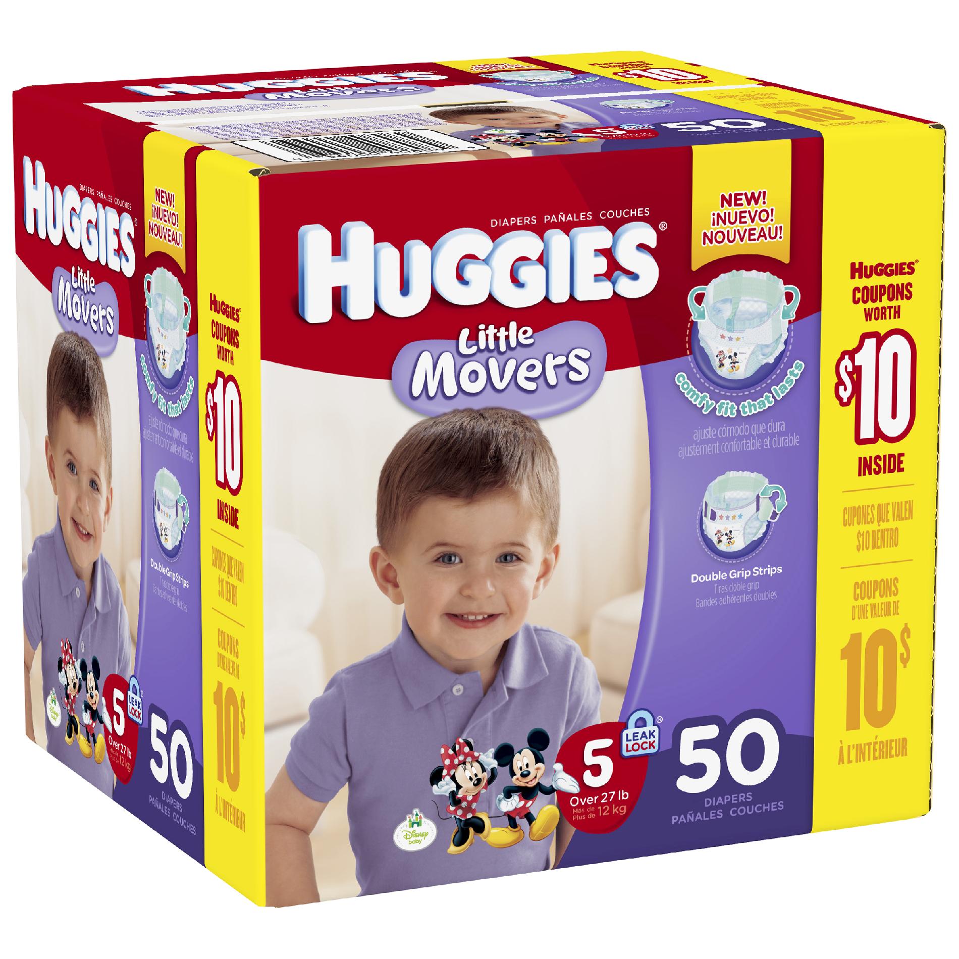UPC 036000408089 Huggies Little Movers, Leak Lock Comfy Fit Diapers