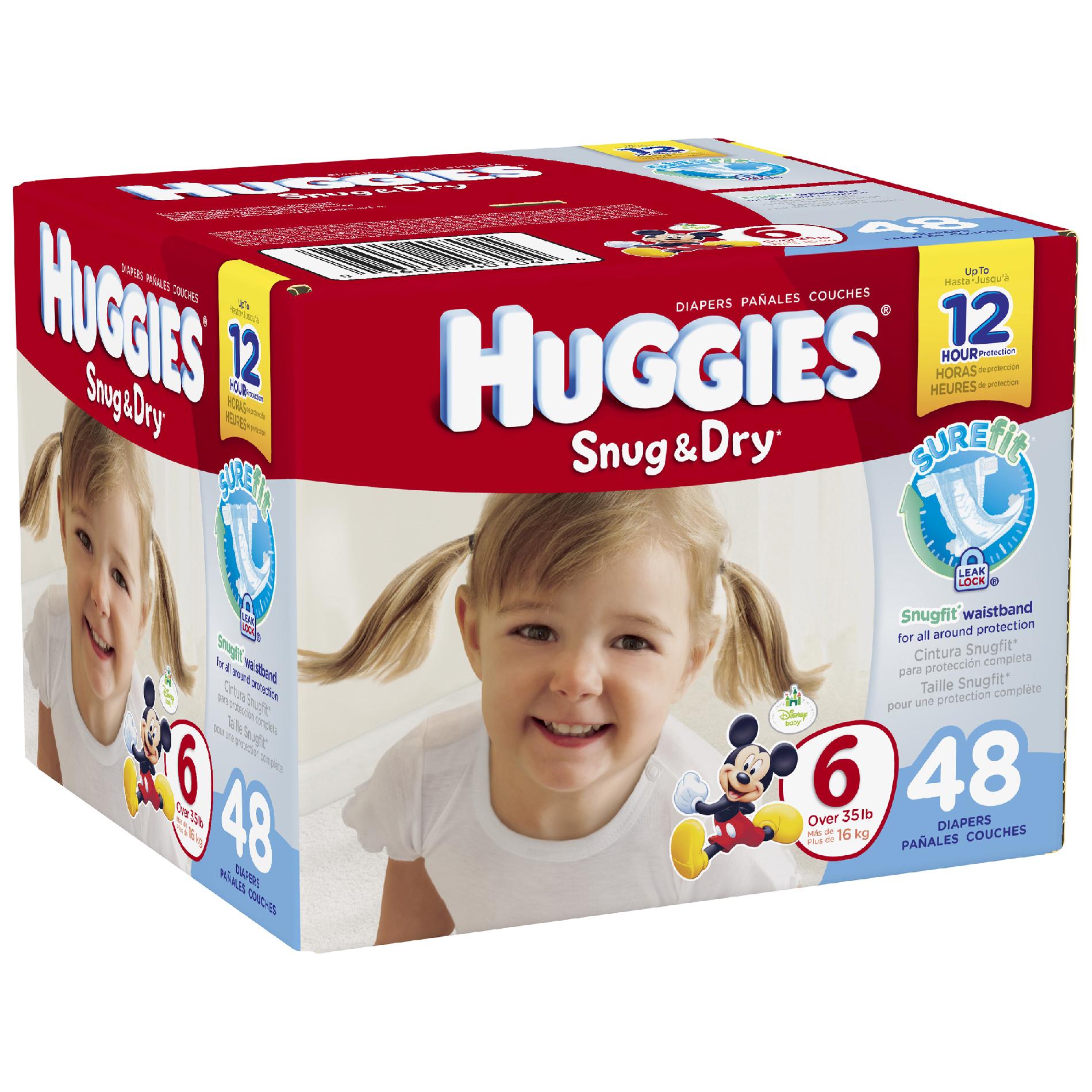 UPC 036000407044 Huggies Snug & Dry, Leak Lock Diapers, Snugfit