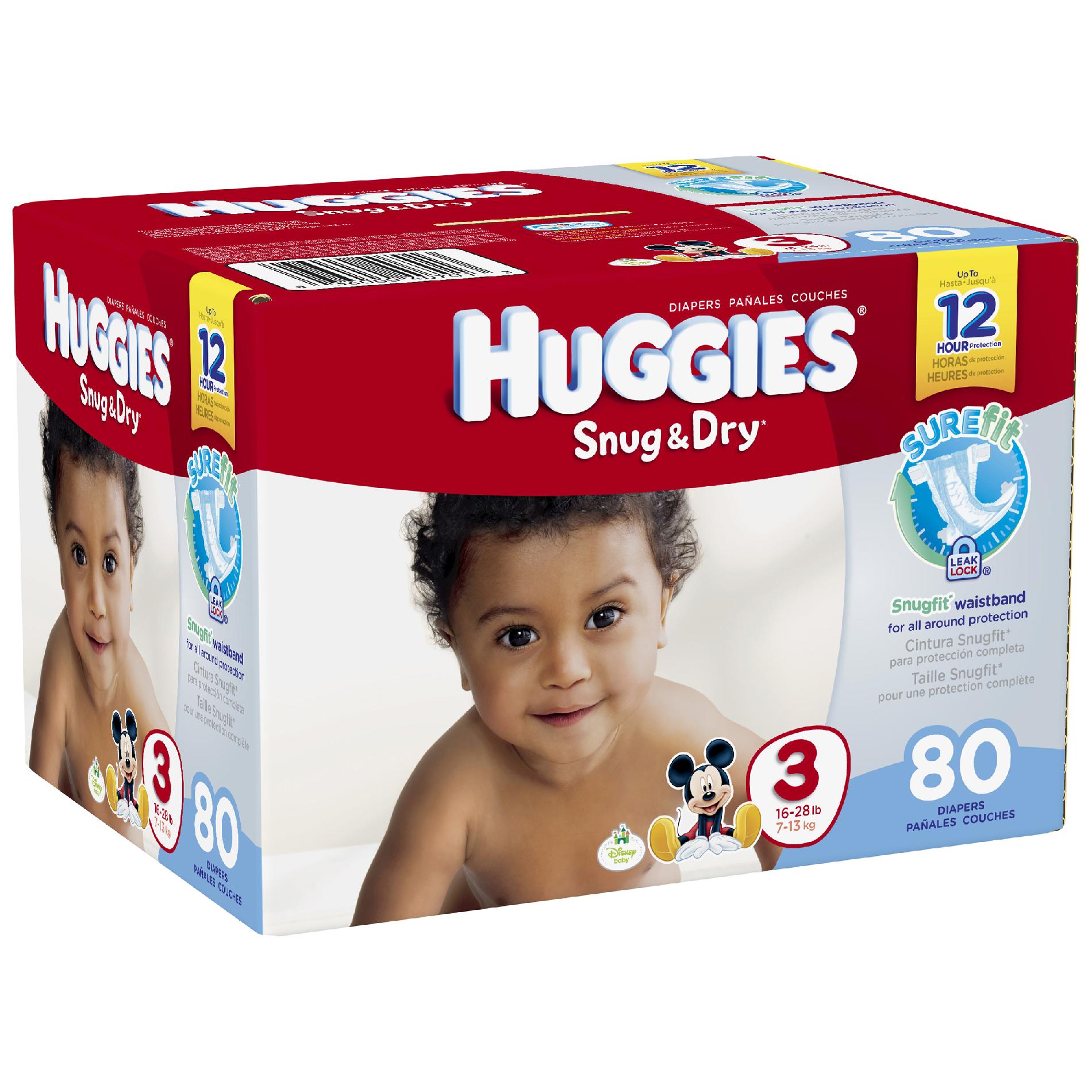 UPC 036000407013 Huggies Snug & Dry, Leak Lock Diapers, Snugfit