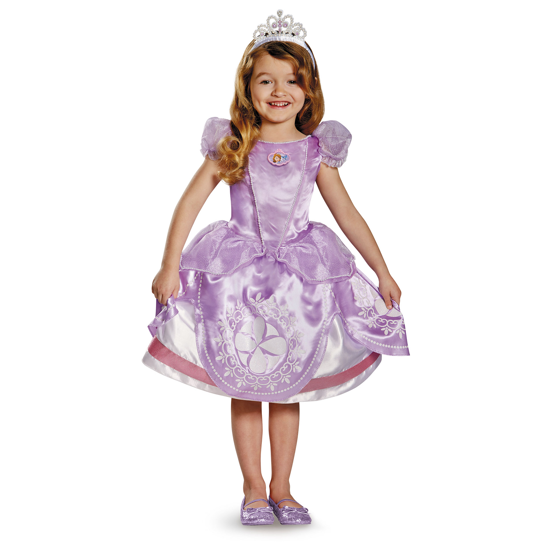 UPC 039897567242 product image for Disney Sofia the First Sofia the First Deluxe Girls Halloween Costume | upcitemdb.com