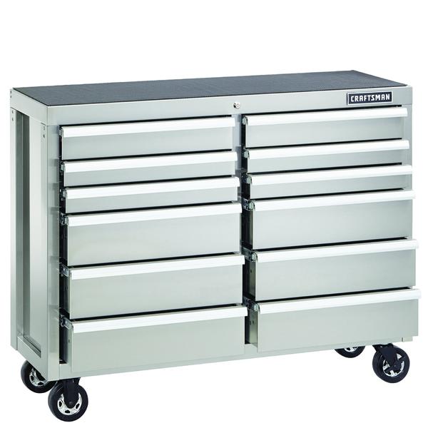 Craftsman 113610 52 Inch 12 Drawer Premium Heavy Duty Rolling