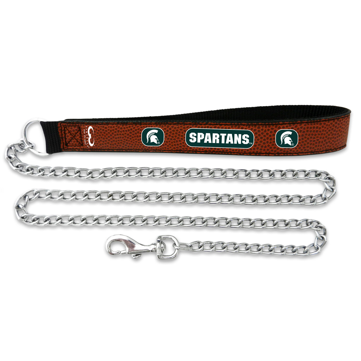 GAMEWEAR Michigan State Spartans Football Leather Chain Leash