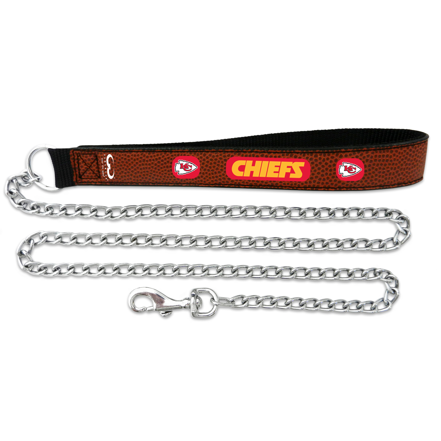 GAMEWEAR Kansas City Chiefs Football Leather Chain Leash