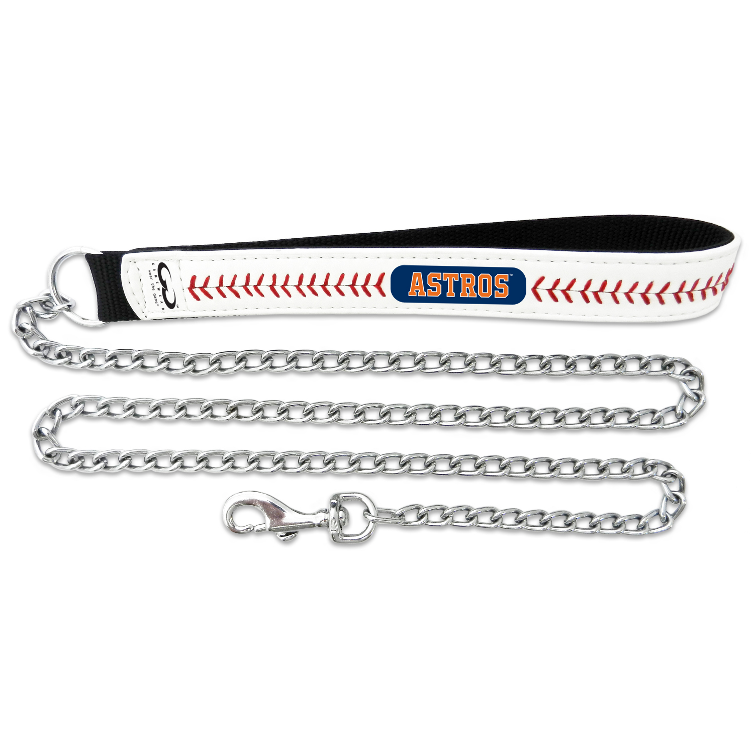 GAMEWEAR Houston Astros Baseball Leather Chain Leash