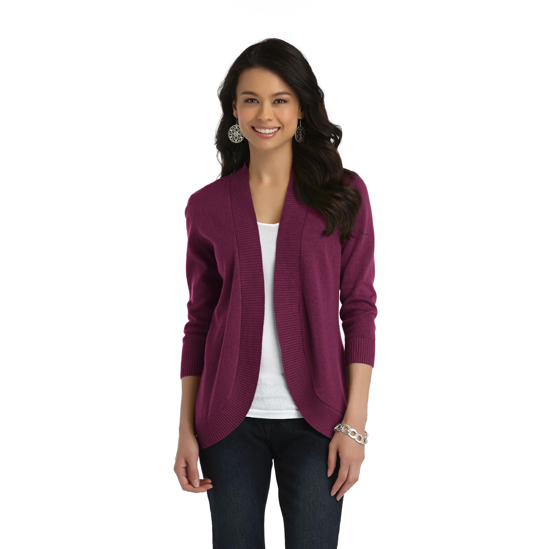 Covington Petite's OpenFront Shrug Cardigan Shop Your Way Online