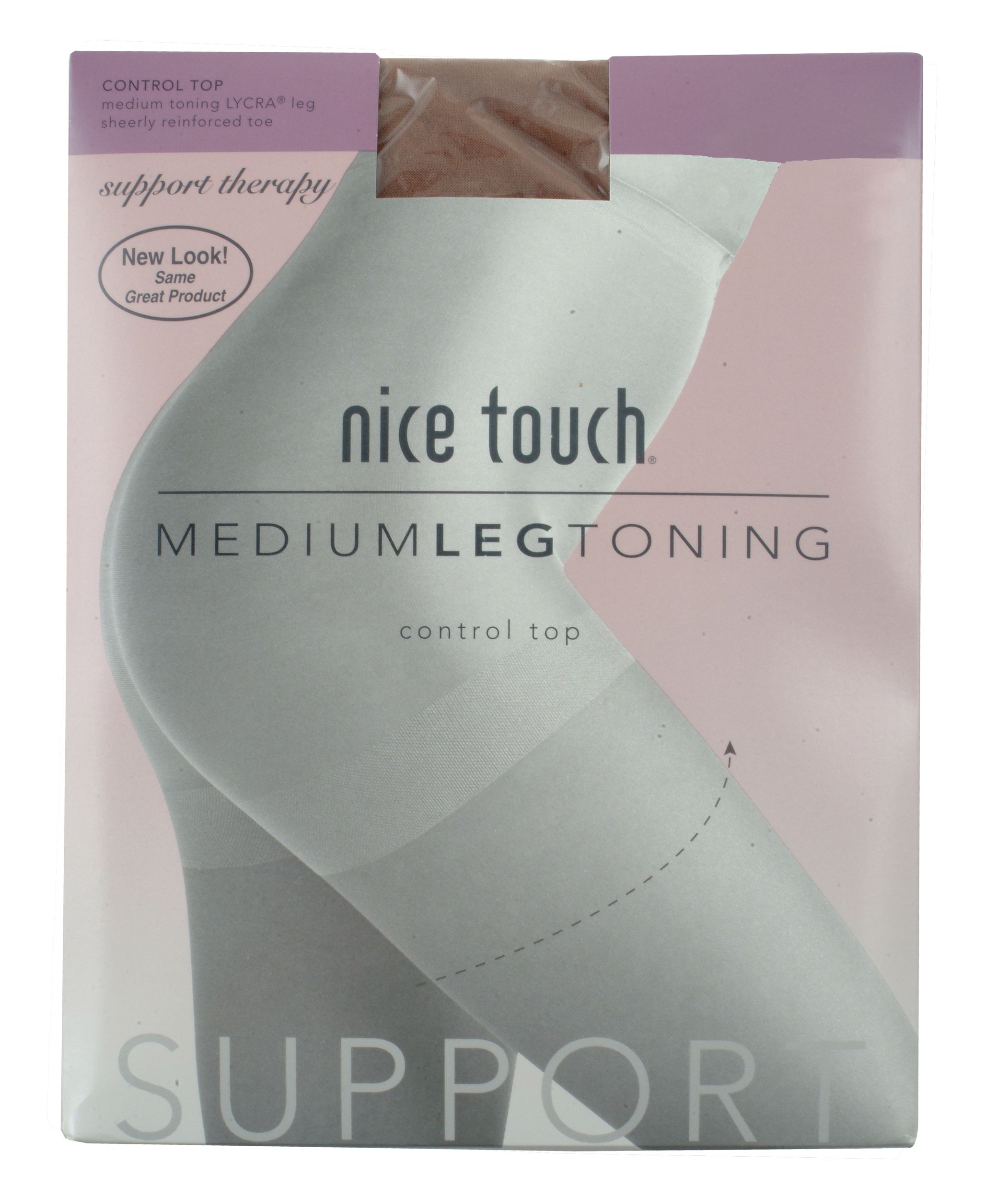 Nice Touch Pantyhose Support Therapy Medium Toning