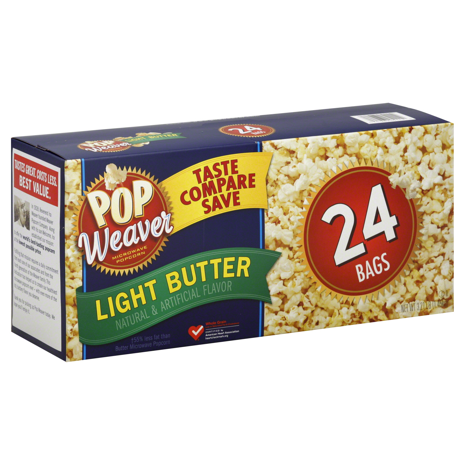 Office Snax Popcorn, Light Butter, 24 bags [3.21 lb (1.45 kg)] at Kmart.com