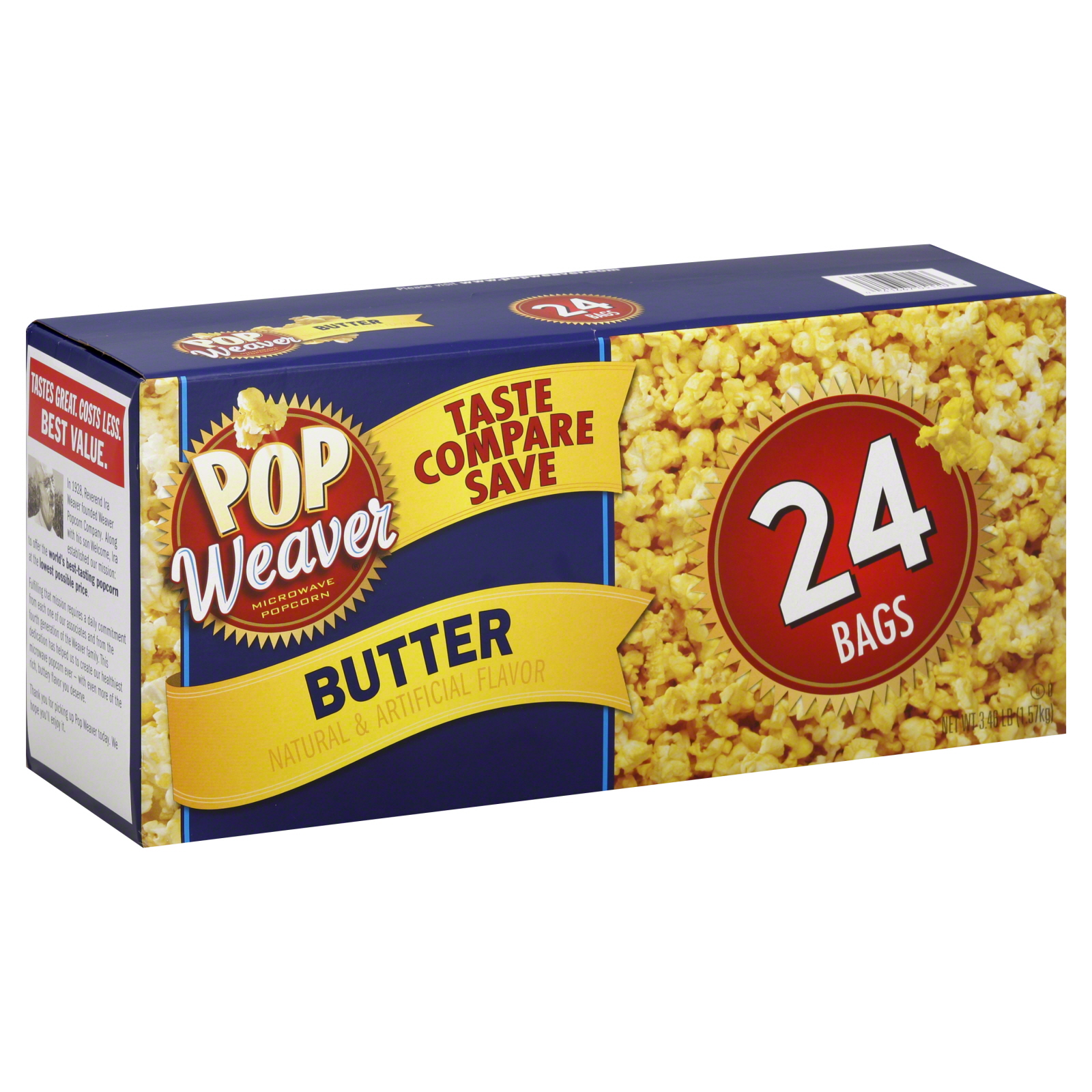 Office Snax Popcorn, Butter, 24 bags [3.46 lb) 1.57 kg)] at Kmart.com