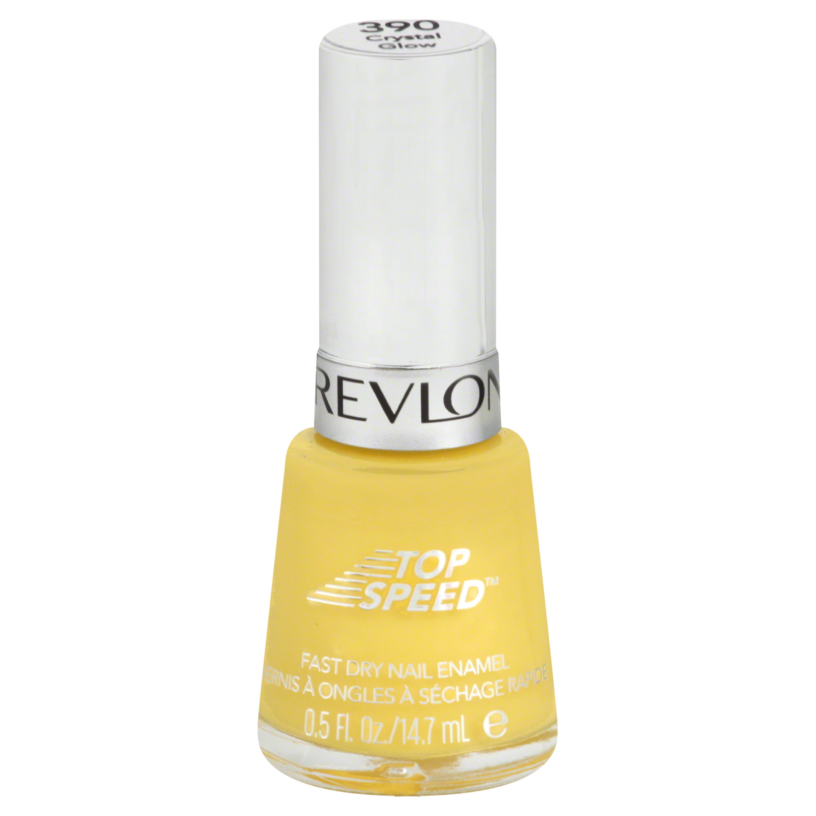 Top Speed Nail Enamel, Fast Dry, Crystal Glow 390, 0.5 fl oz (14.7 ml)
