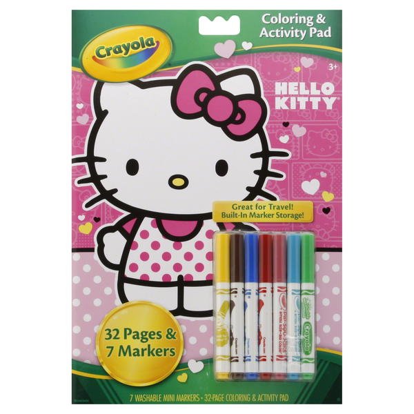 Crayola Coloring Pages Hello Kitty : Crayola coloring activity pad hello kitty set toys Crayola Coloring Pages Hello Kitty : Crayola coloring activity pad hello kitty set toys