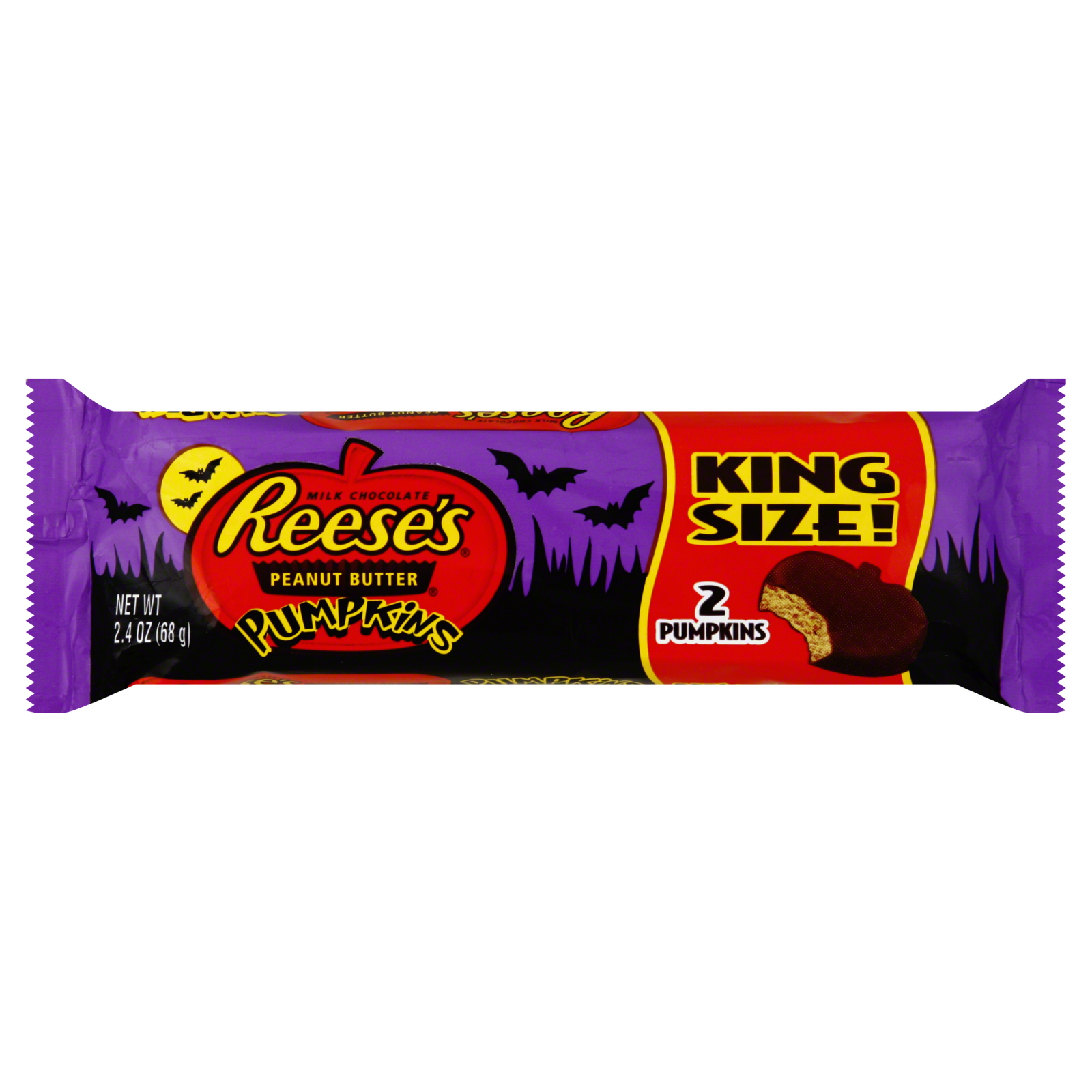 UPC 034000473687 Peanut Butter Cups, Milk Chocolate, Pumpkins, King