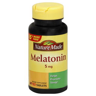 Nature Made Melatonin, 5 mg, Tablets, 103 tablets - Health ...