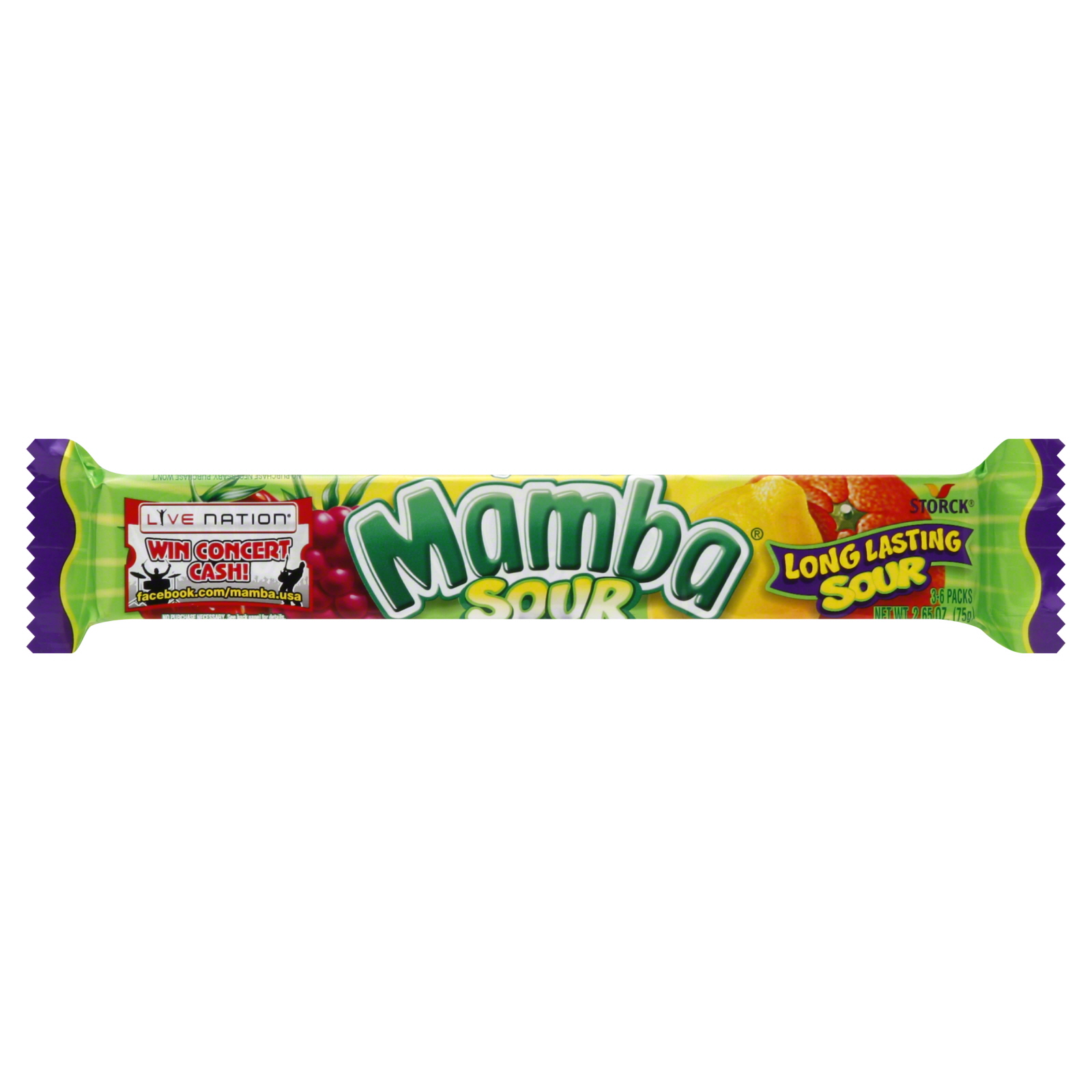 UPC 072799111670 - Mamba Sour Fruit Chews, 2.65-Ounce ...