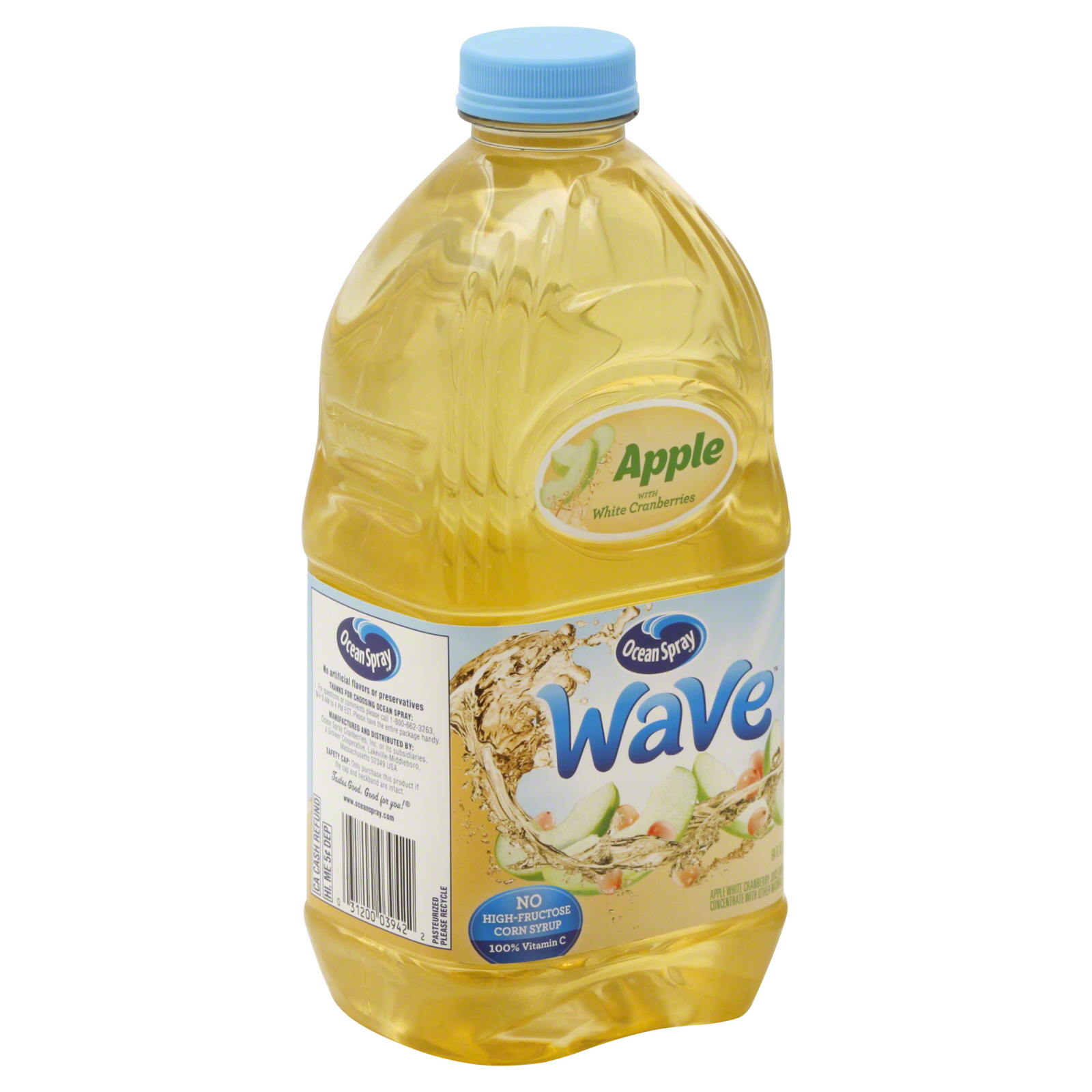 UPC 031200039422 Wave Apple Juice 64 FL OZ PLASTIC BOTTLE