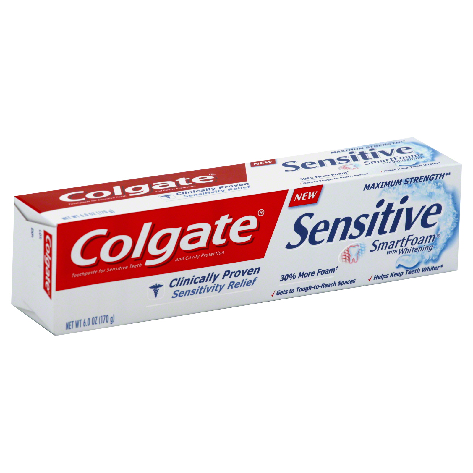 035000525727 UPC Colgate Sensitive Smartfoam With Whitening
