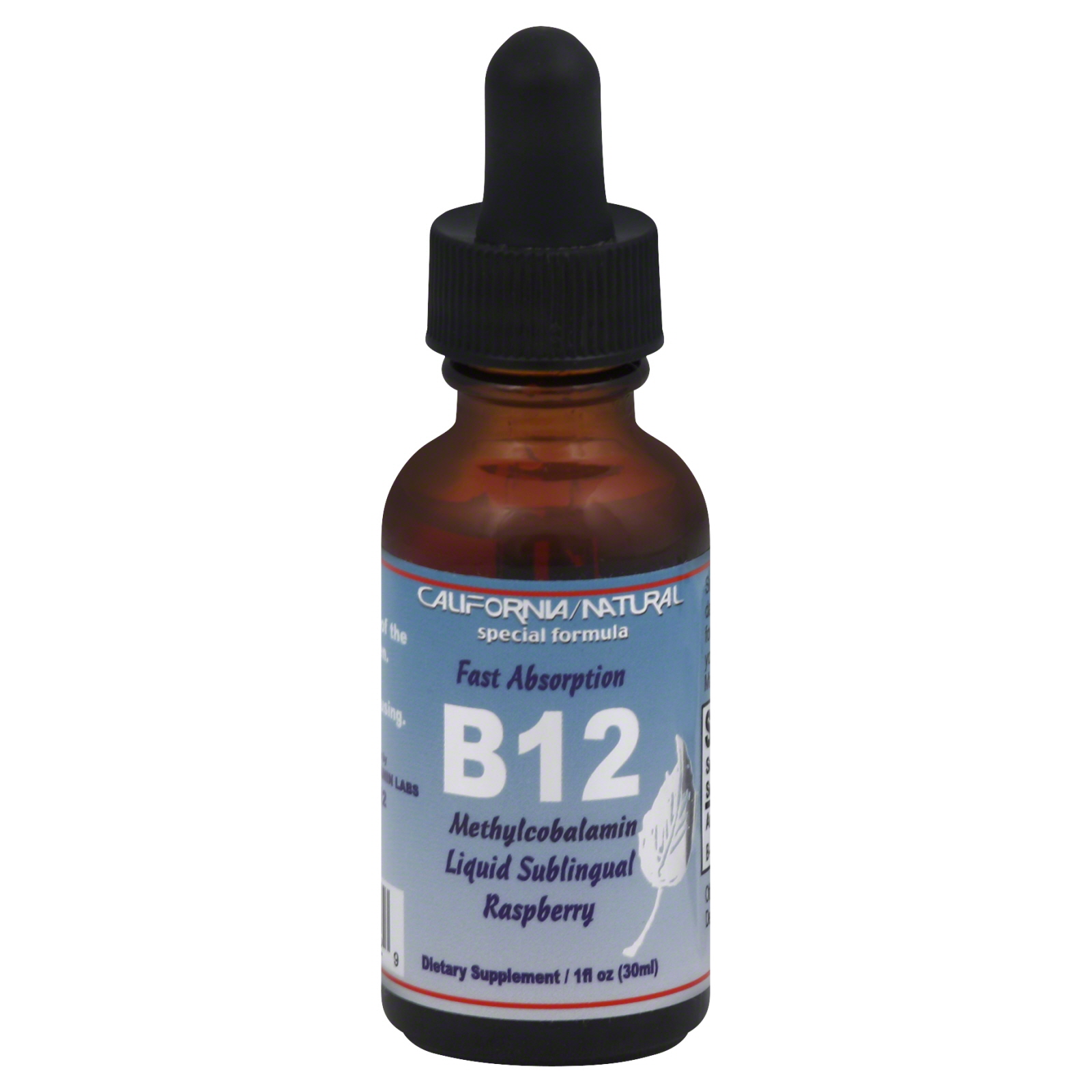 Special Formula B12, Methylcobalamin, Liquid Sublingual, Raspberry, 1 fl oz (30 ml)