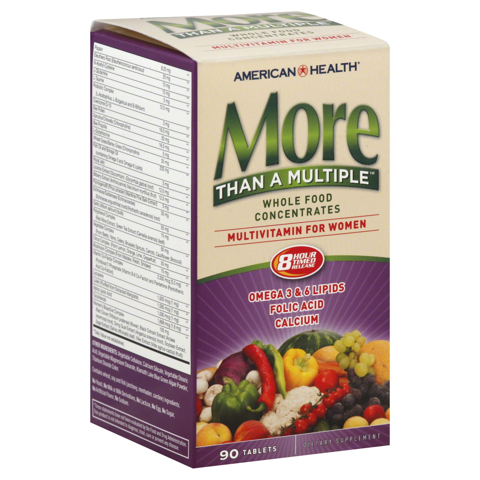 More Than a Multiple Multivitamin, for Women, 90 tablets